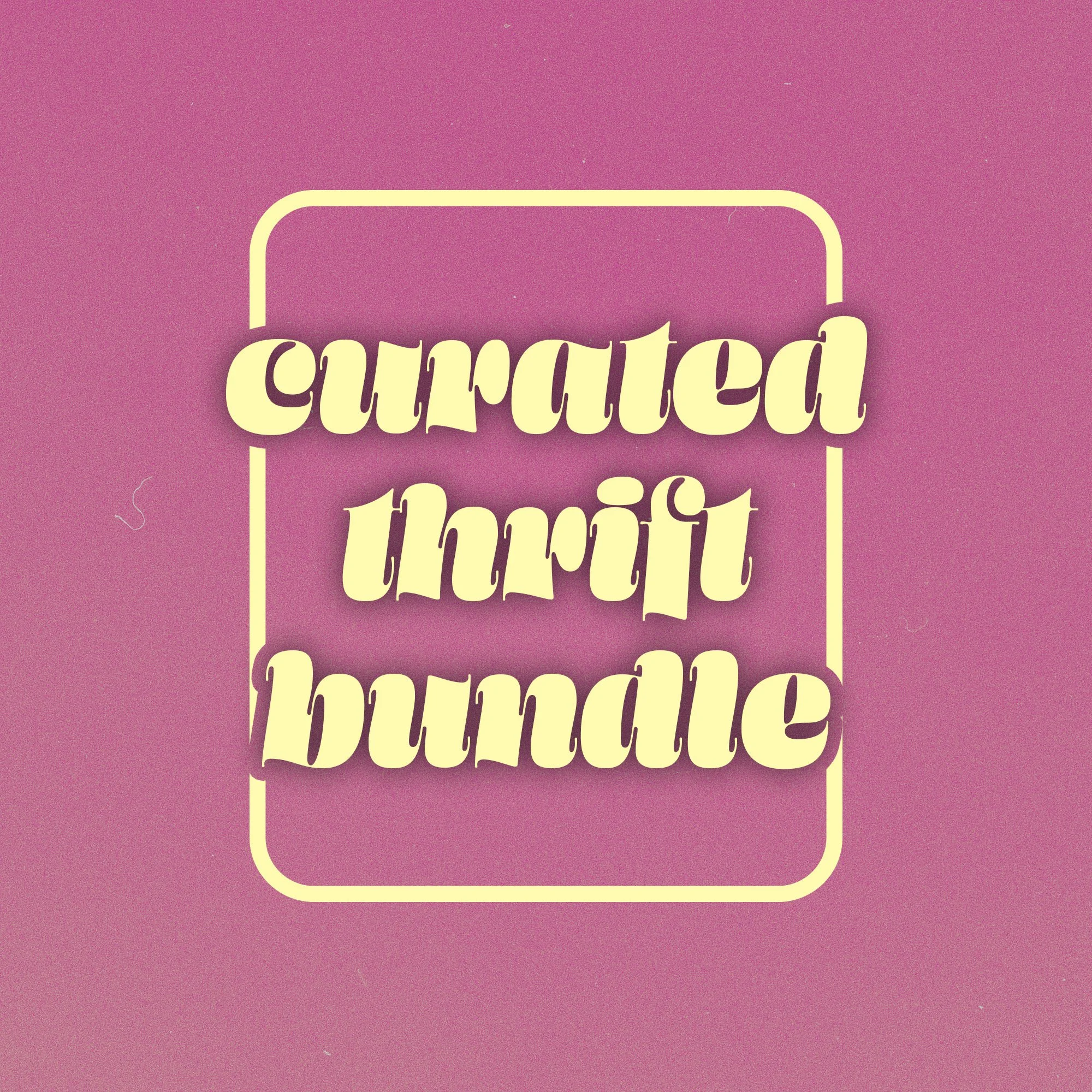 curated thrift bundle + style video (8pc)