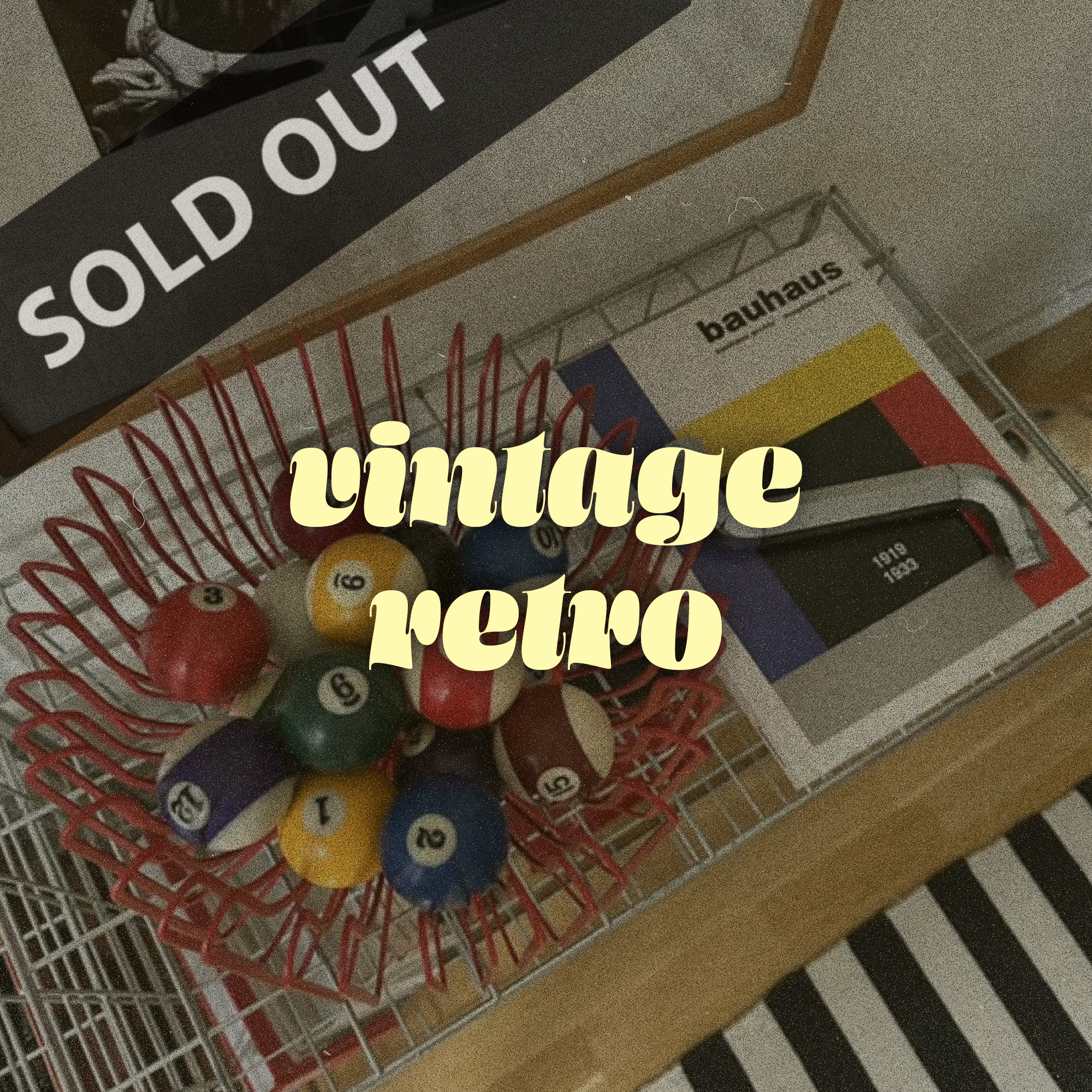 vintage retro - premade 8pc mystery thrift bundle