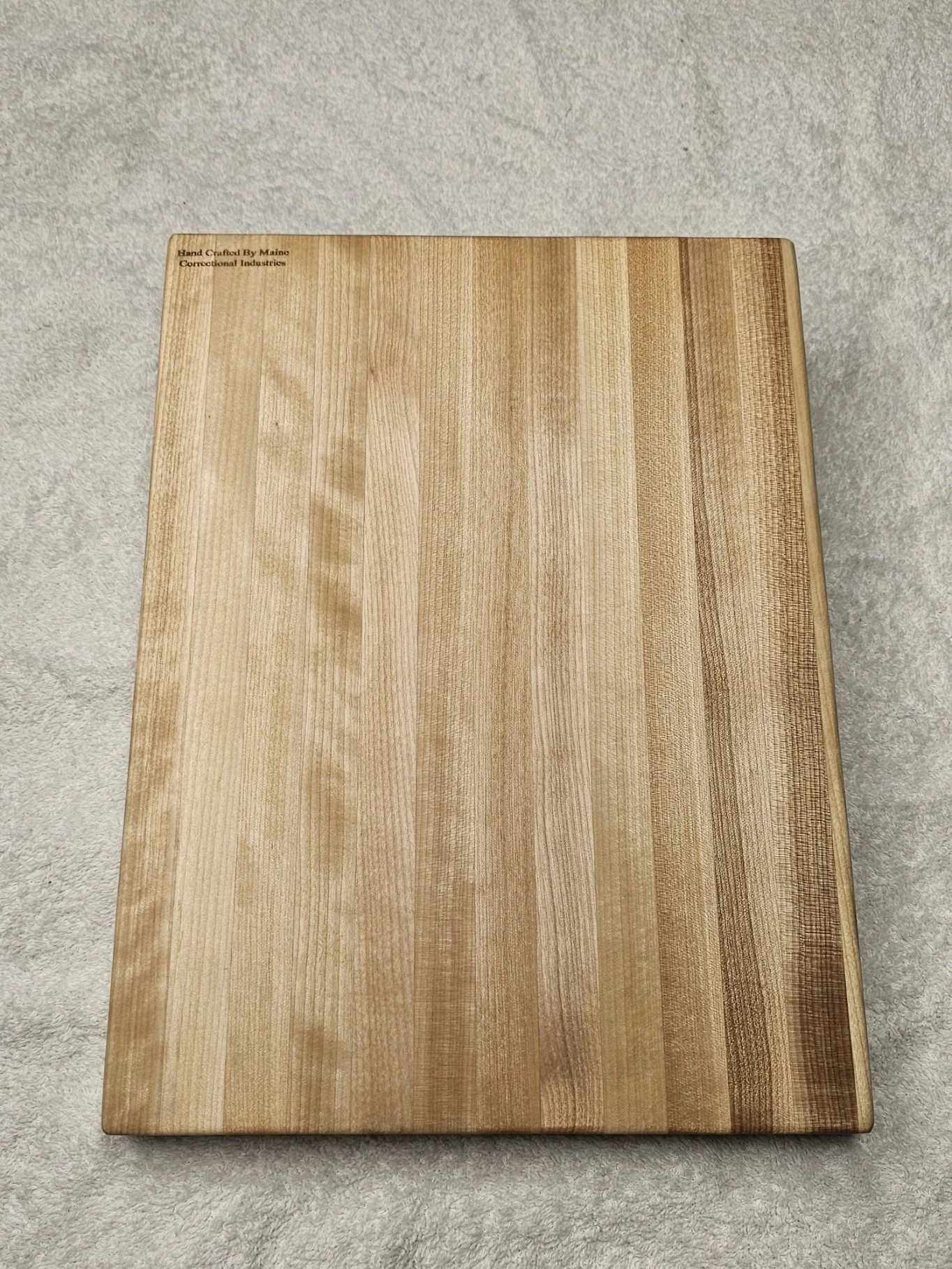 Maine Correctional Industries Cutting Board 12" x 9" — Finished by Wesson Knives