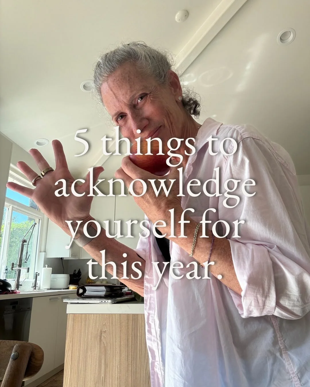 Tonight begins Rosh Hashanah &mdash; a new year, and a quiet invitation to take stock.

Five things worth acknowledging yourself for this year, even the ones no one else saw. Three things worth actually forgiving yourself for, not just intellectually