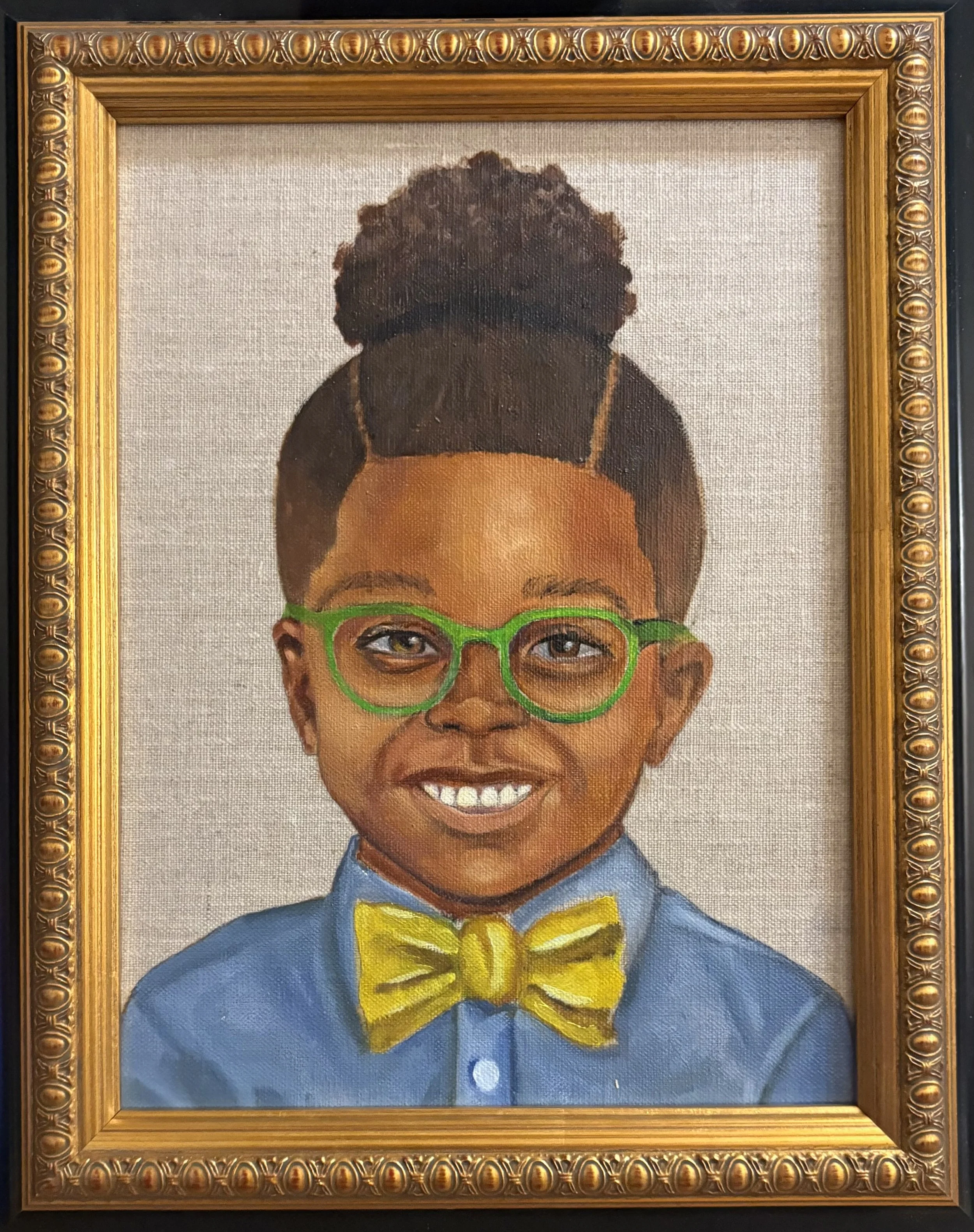 Man Bun and Bowtie Smiles