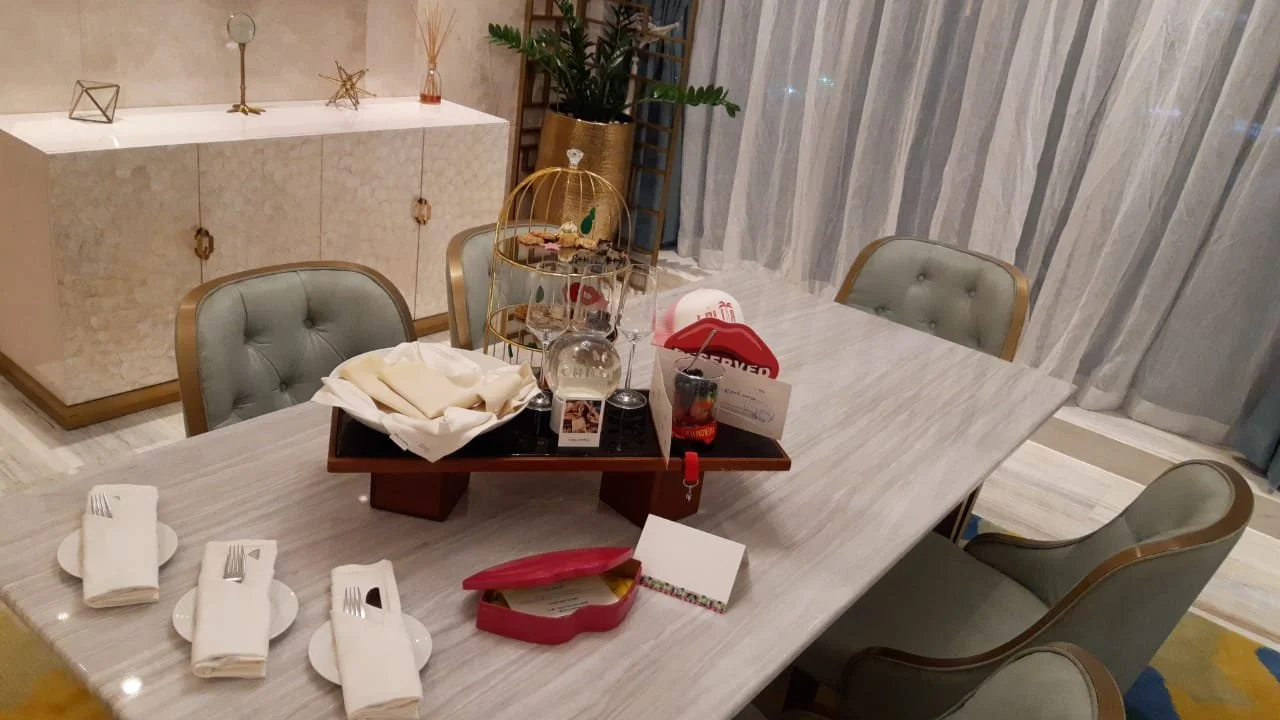 Invitation set up for lolita launch 