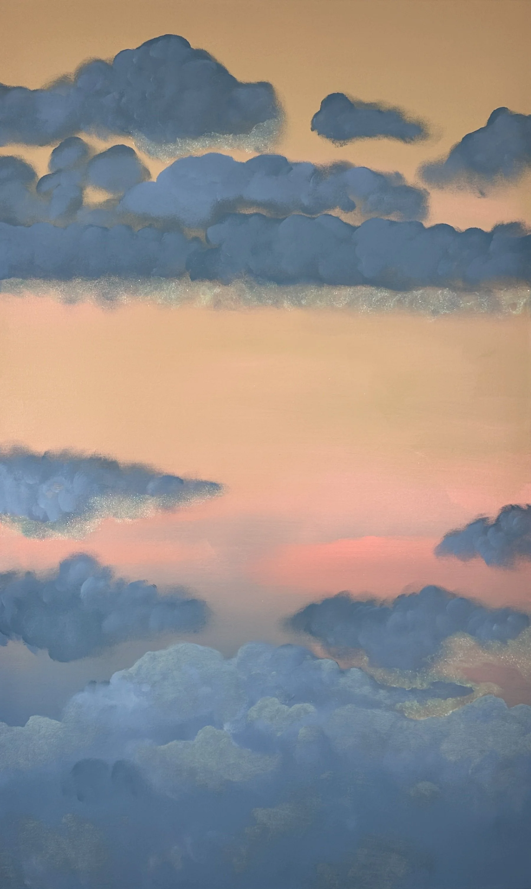 Summers Gone and You're Still Here, Acrylic on Canvas, 66 x 40 in