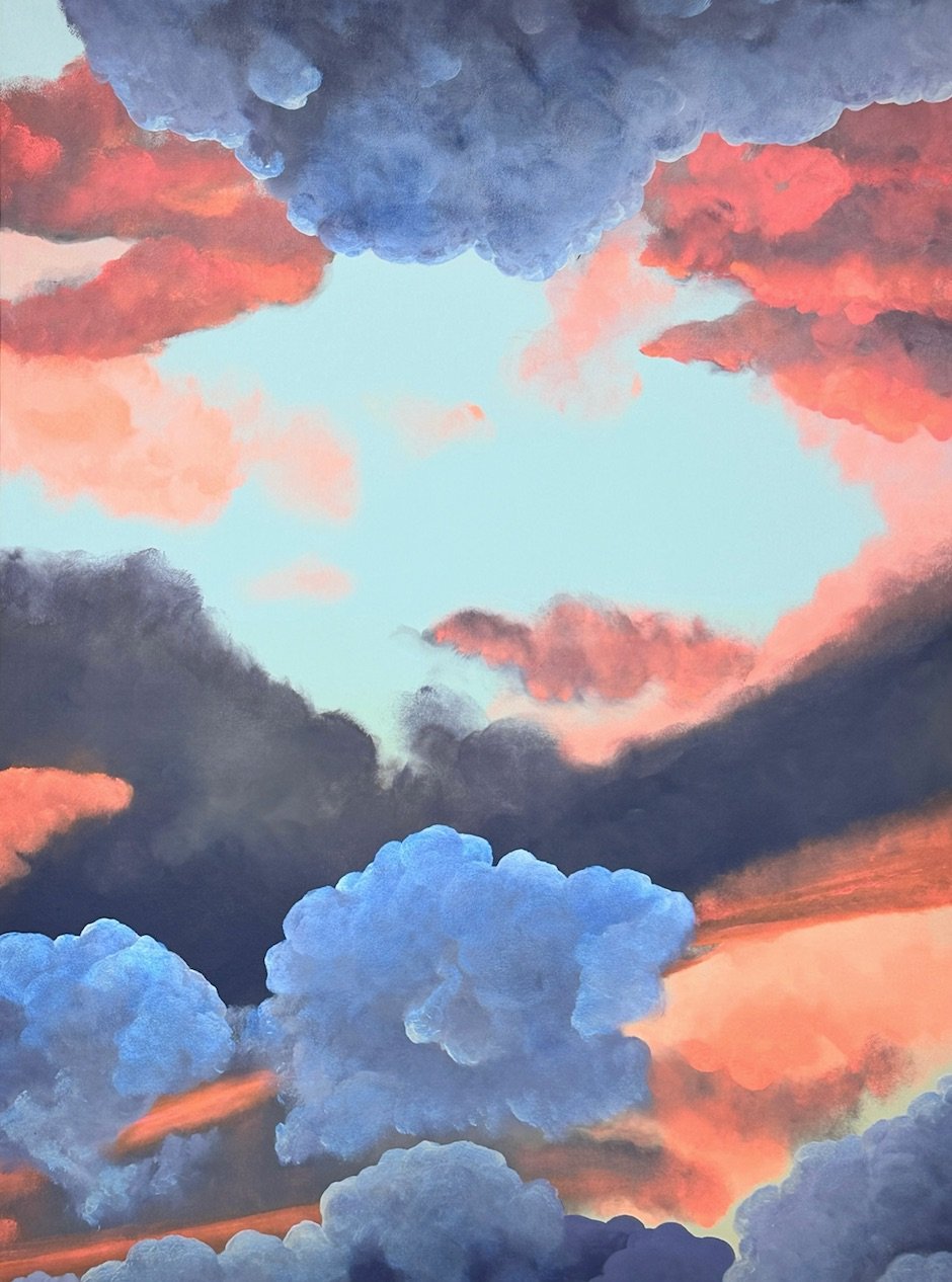 You Took Me Higher and Higher Baby, Acrylic on Canvas, 62 x 46 in, SOLD