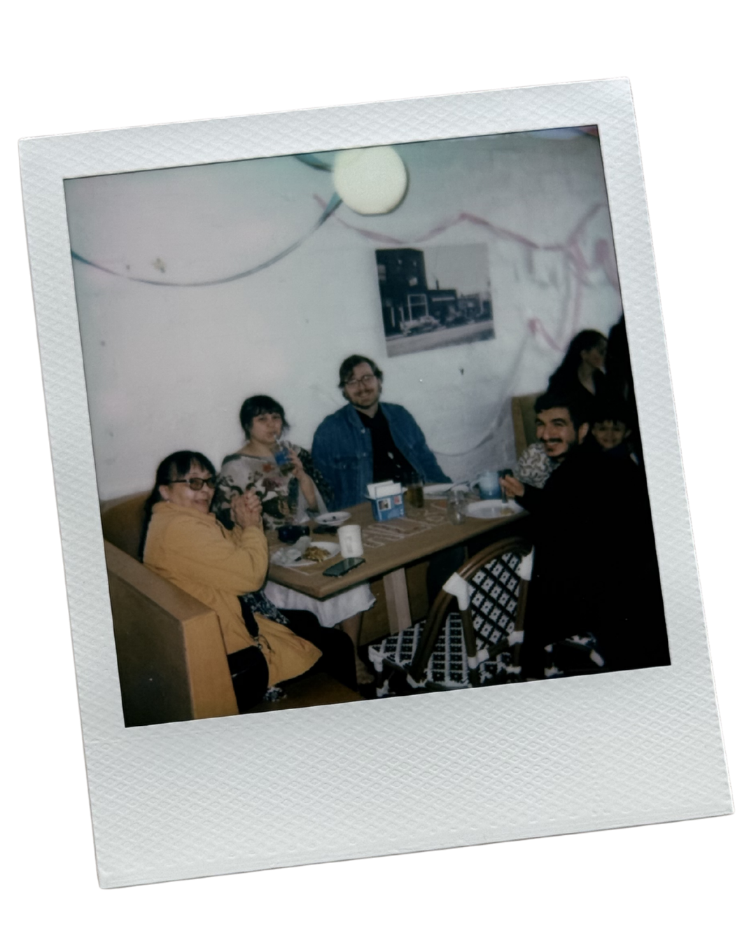 Granma Carmen, Me, Timothy, and our friend Nick! Eating crepes, drinking coffee!
