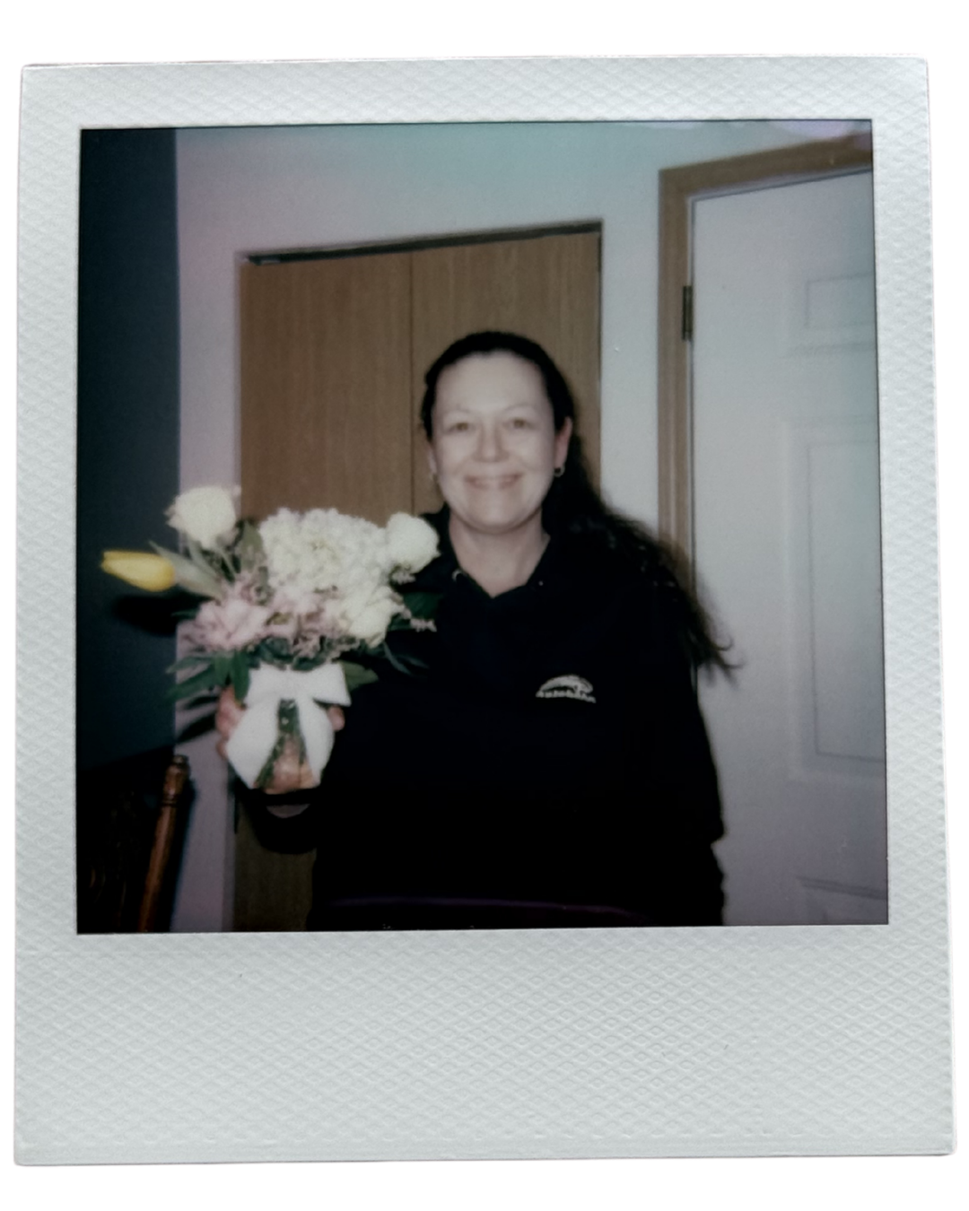 the night before the wedding we bought a bunch of flowers from a grocery store, and we put together these beautiful arrangements