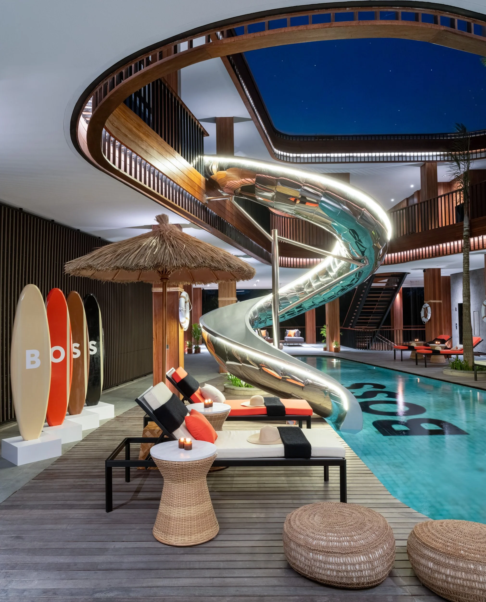 Akashi Residence Pool Slide - Akashi Residence - Bali