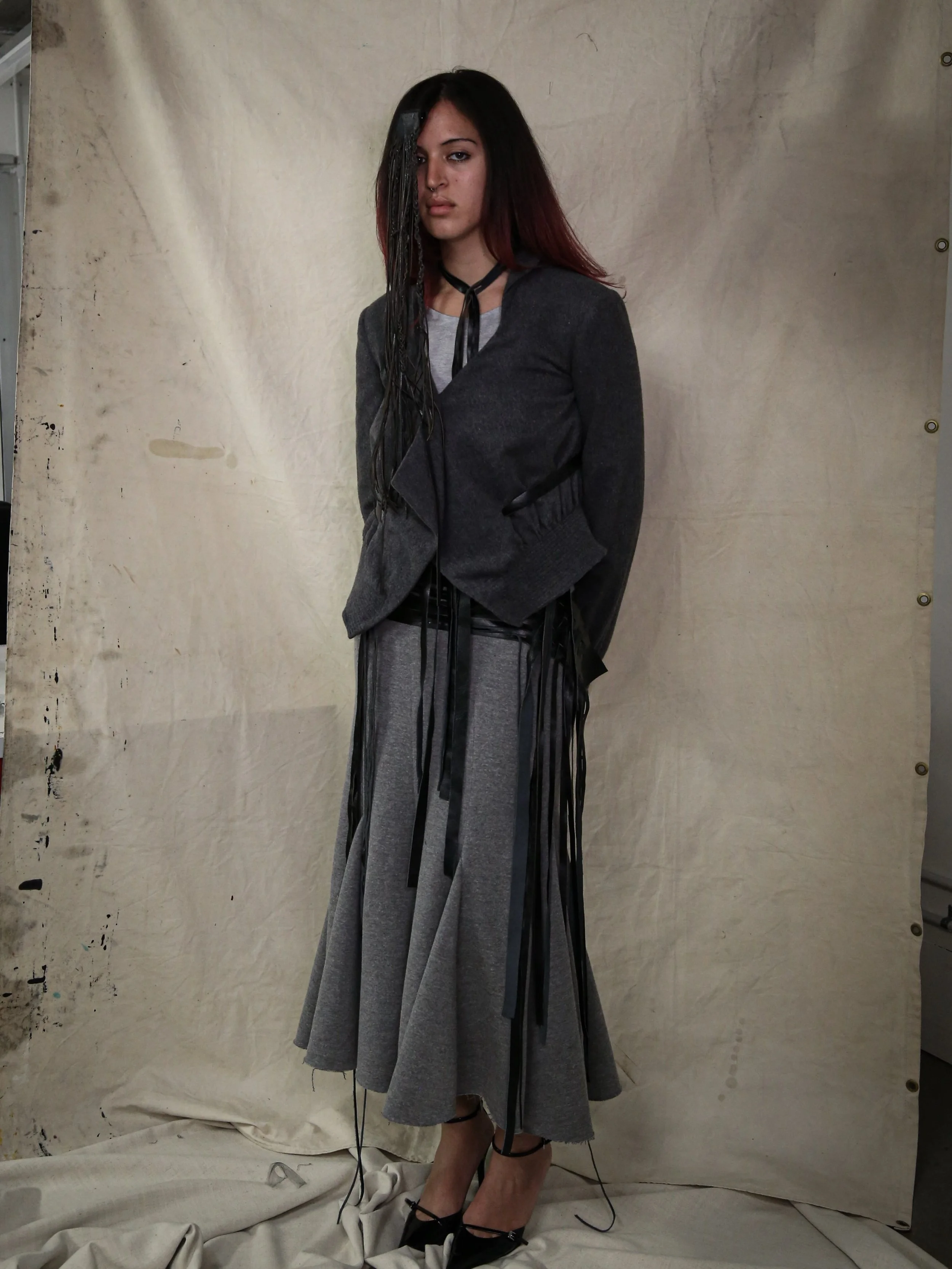 Look Two: The False Self, Graduate Collection 

Based on D.W Winnicott&rsquo;s theory of The False Self, and how that applies to contemporary fashion and self expression. 

Modelled by @ur4evamuse