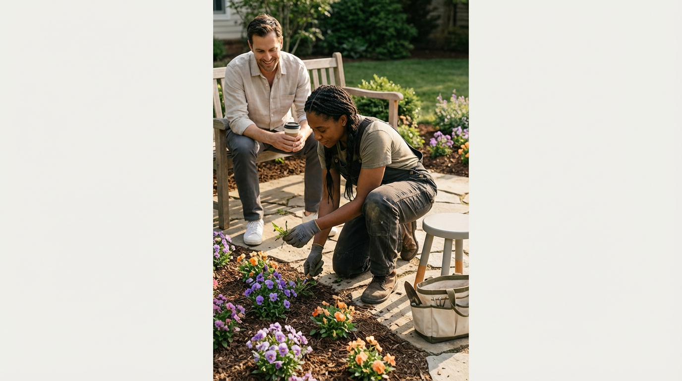 Flower Bed Weeding
