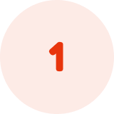 Solid red circle on a white background.