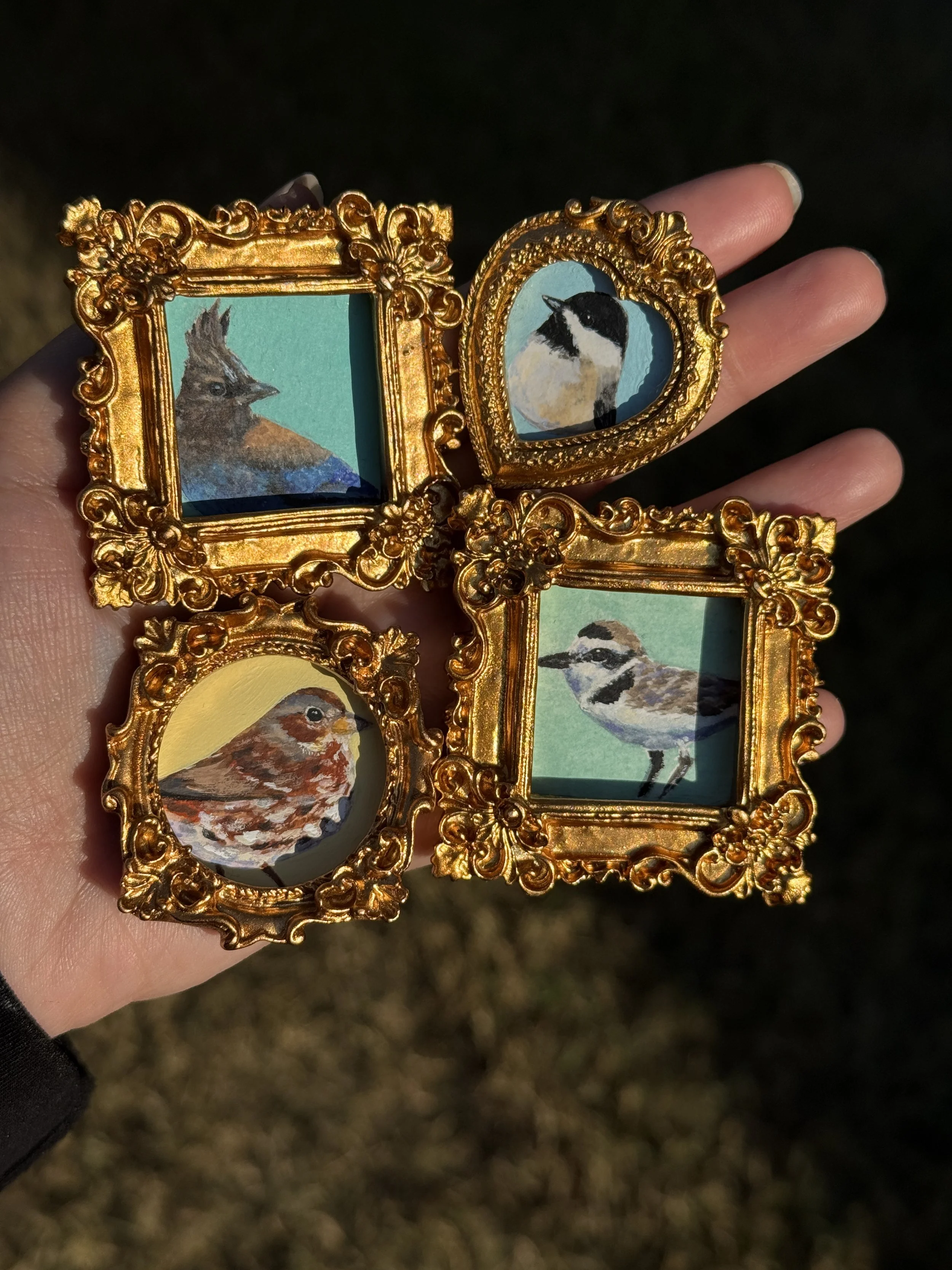 Custom Tiny Bird Painting