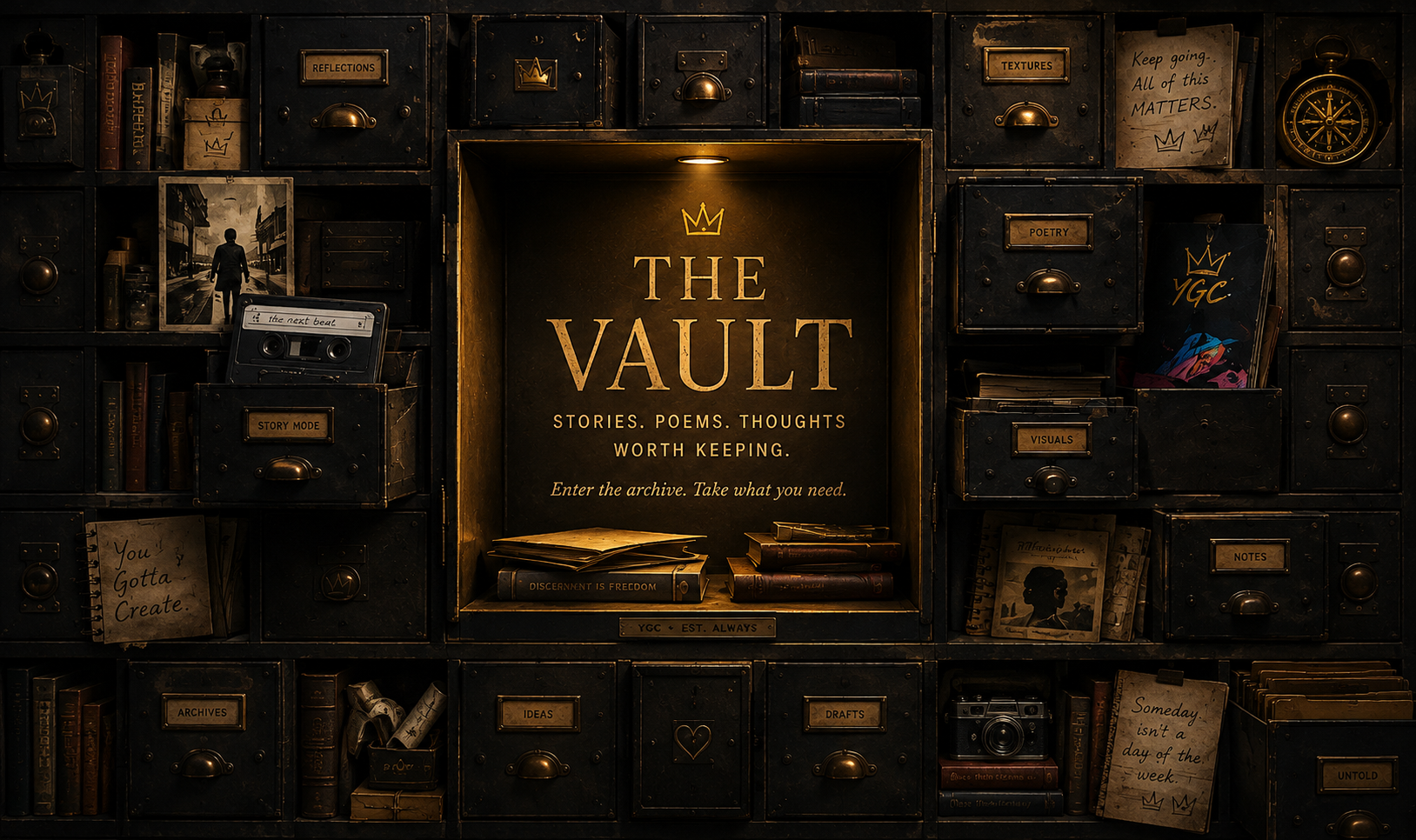 The Vault stories poems thoughts worth keeping
