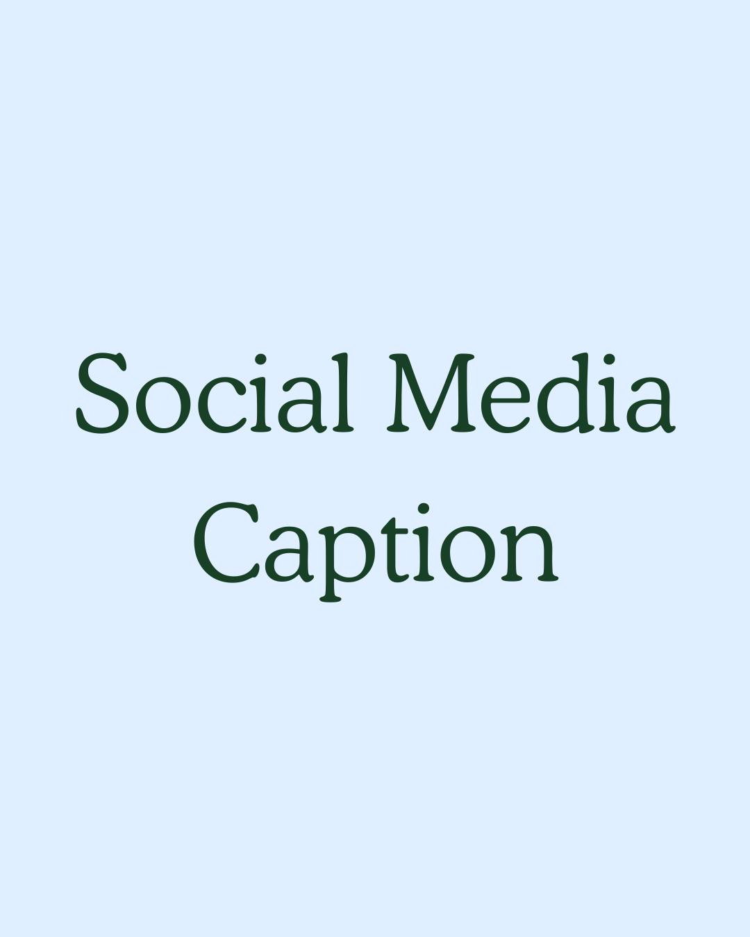 Social Media Edits