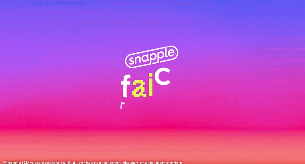 SNAPPLE FAiCTS