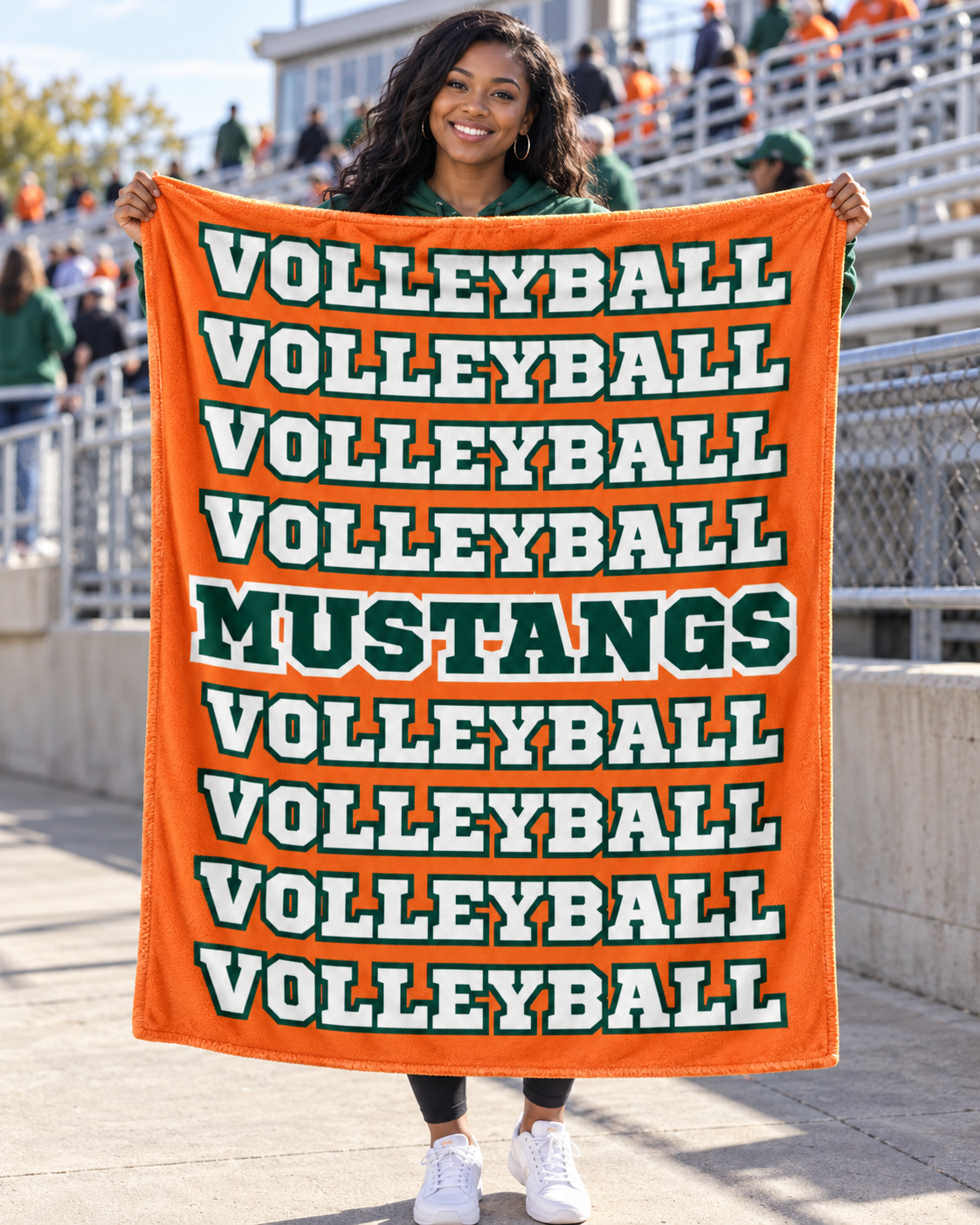 Personalized Team Spirit Fleece Blanket