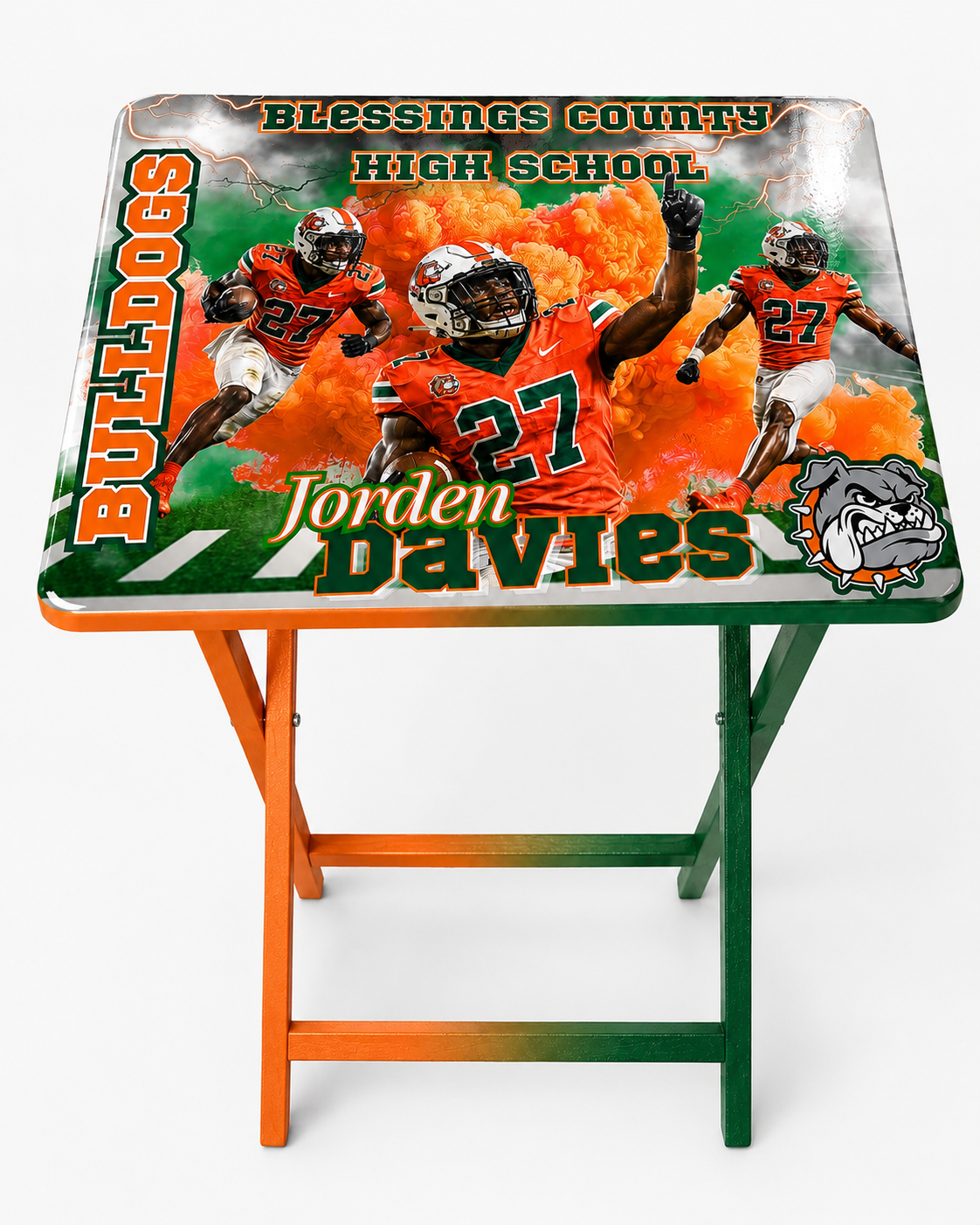 Custom Folding Tray Table