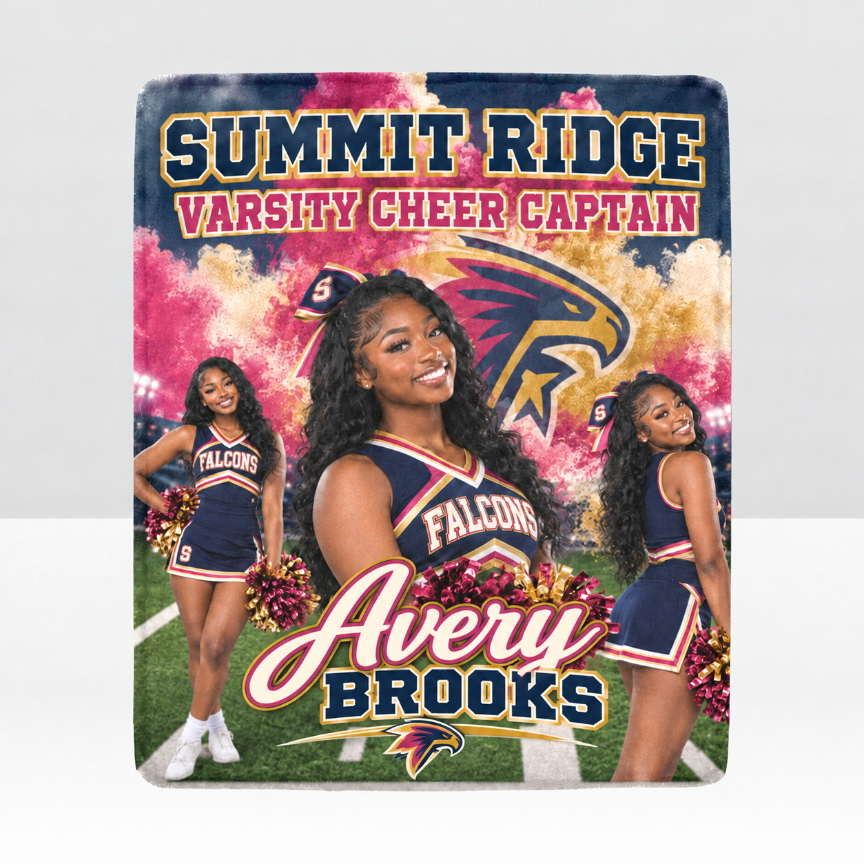 Custom Lightweight Fleece Blanket