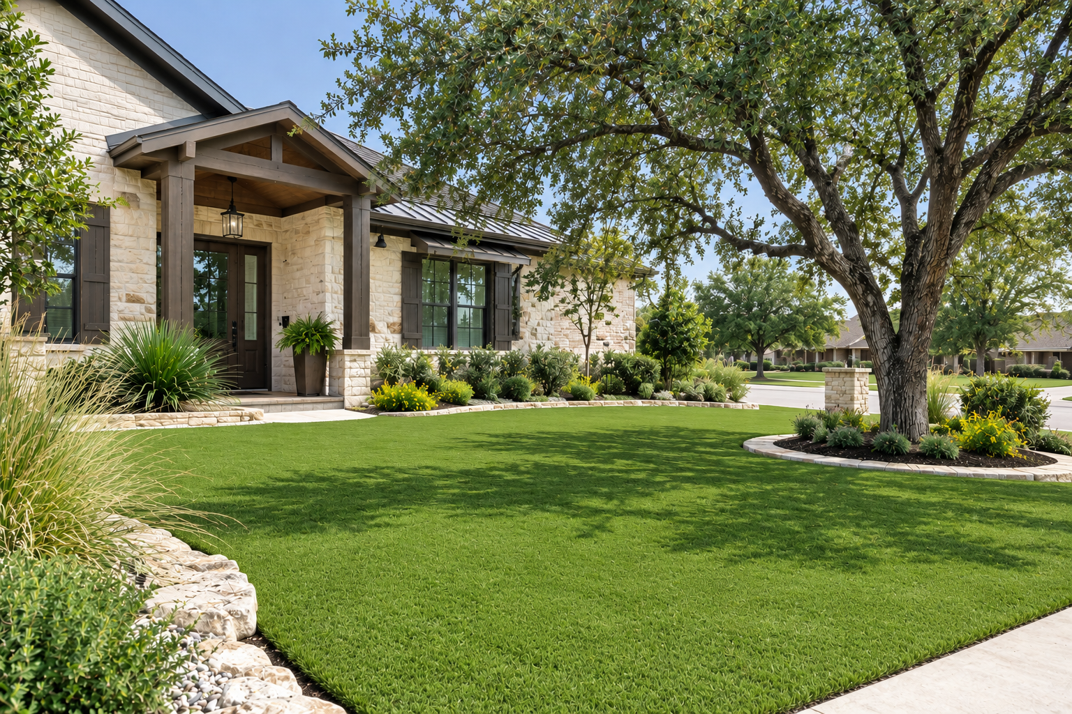 Architectural Front Lawns