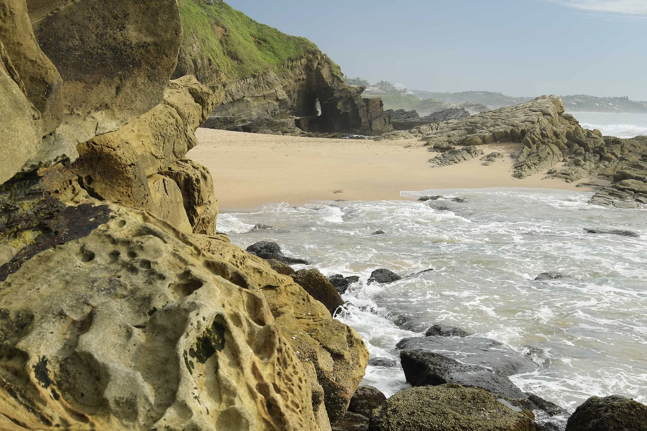 My favourite piece of seashore away from the tourist hot spots, the beautiful rocky beach at Hole In The Wall