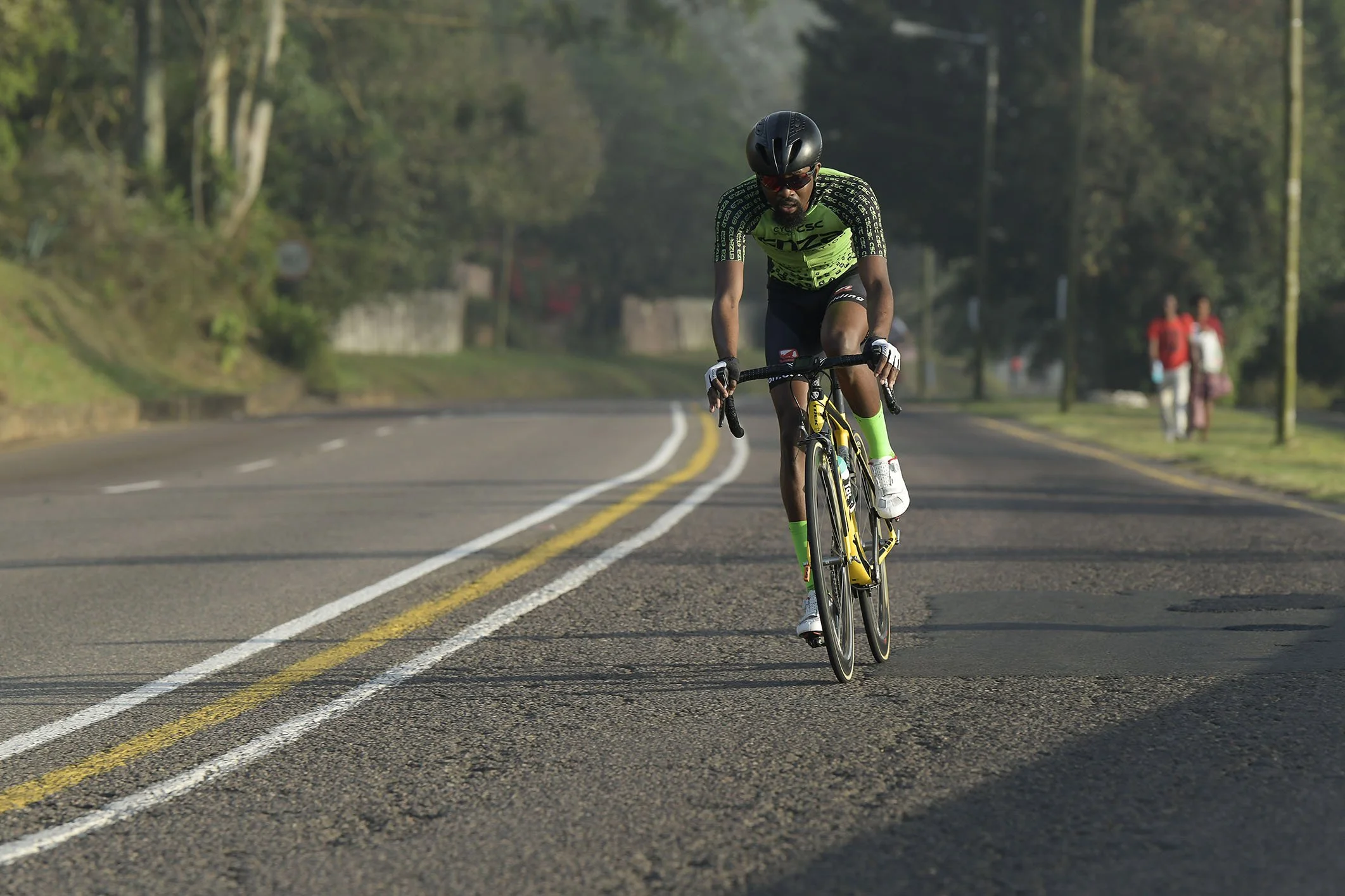 Reliable weather allows sporting events in KZN, rider participating in amaShova bicycle race