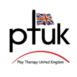 Logo with a UK flag, the text 'ptuk' and the words 'University of the Arts London' underneath, featuring a red curved line.