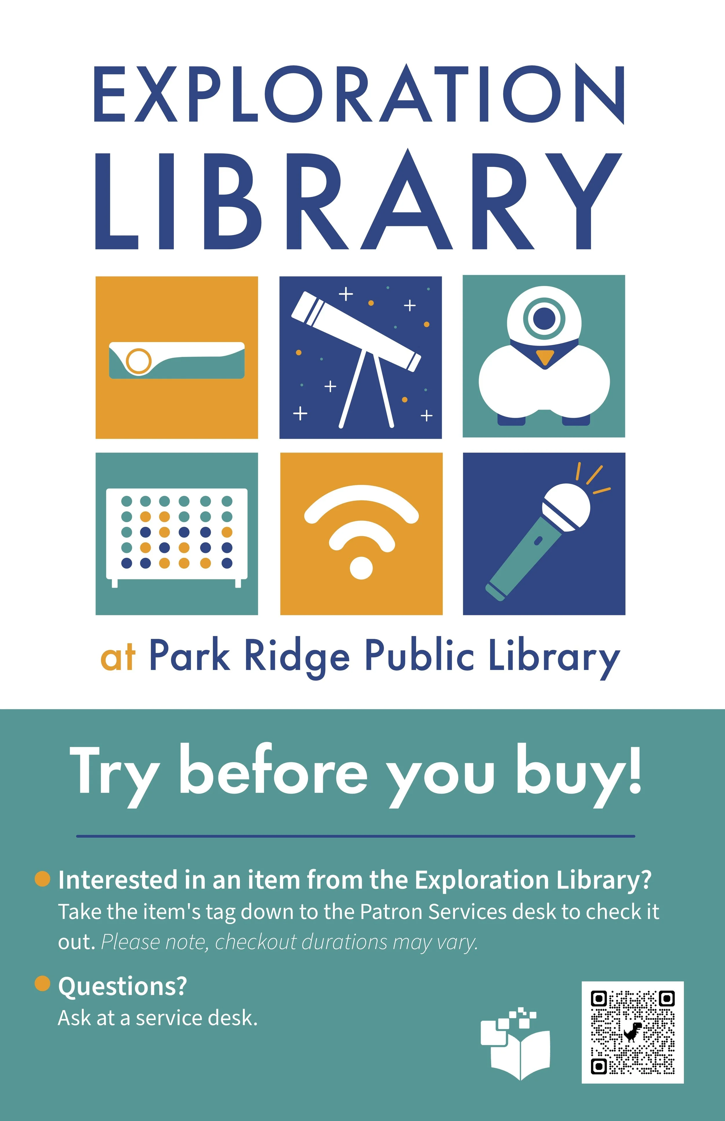 Exploration Library Display Poster