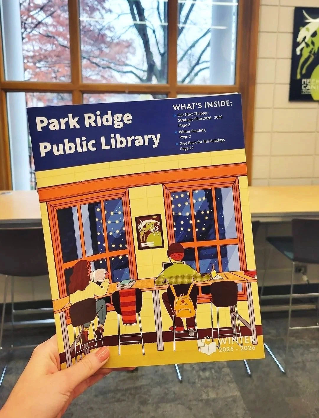 Park Ridge Public Library Winter '23 - '24 Newsletter Cover