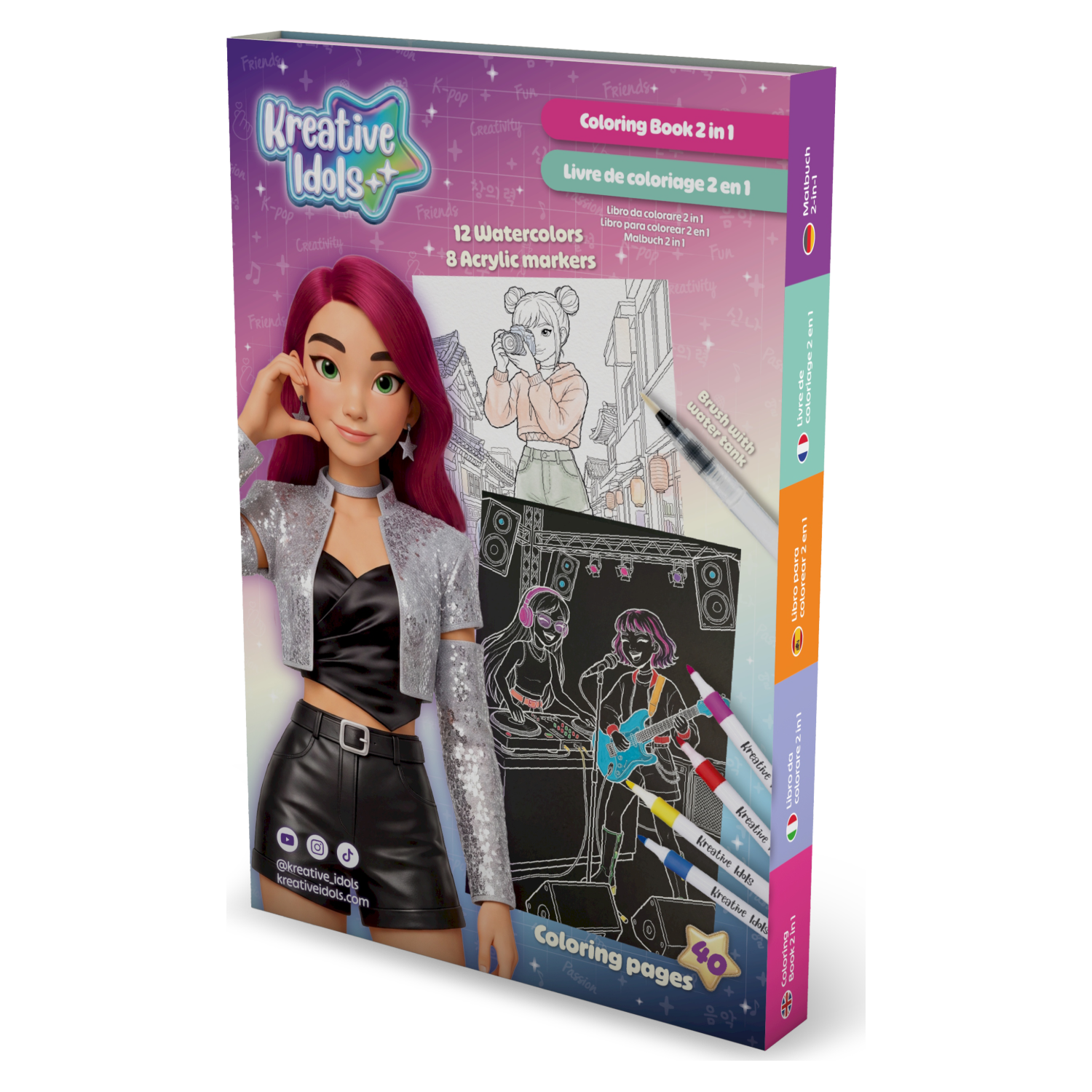 Coloring Book 2-in-1