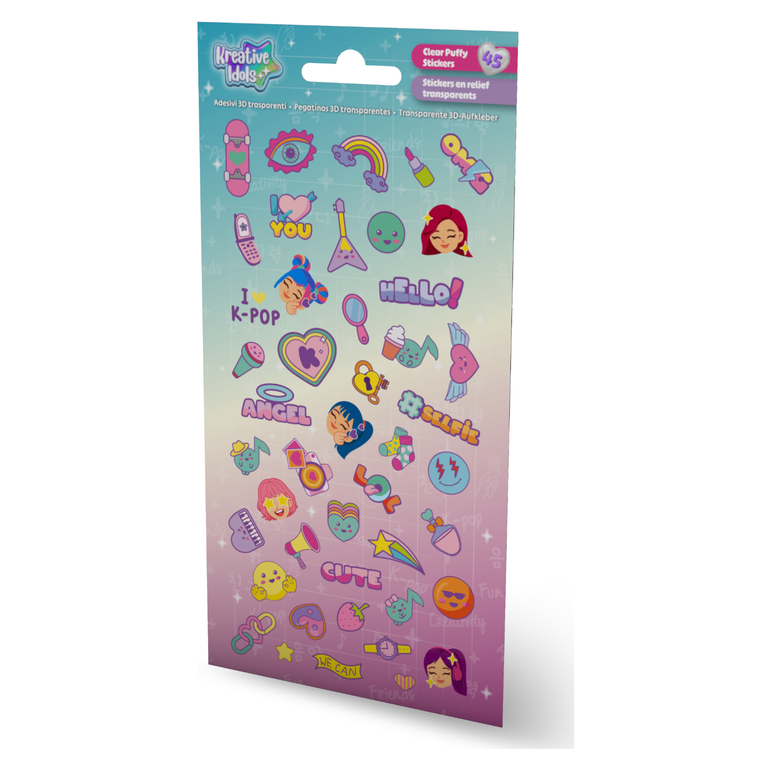 Clear Puffy Stickers
