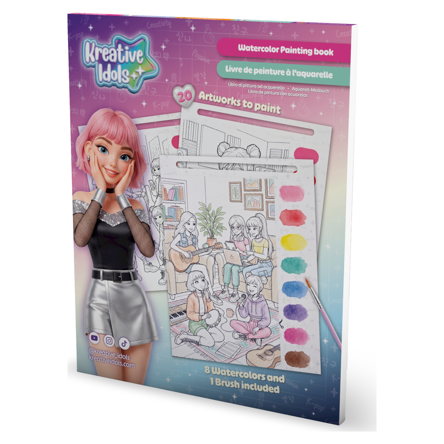 Watercolor Painting Book
