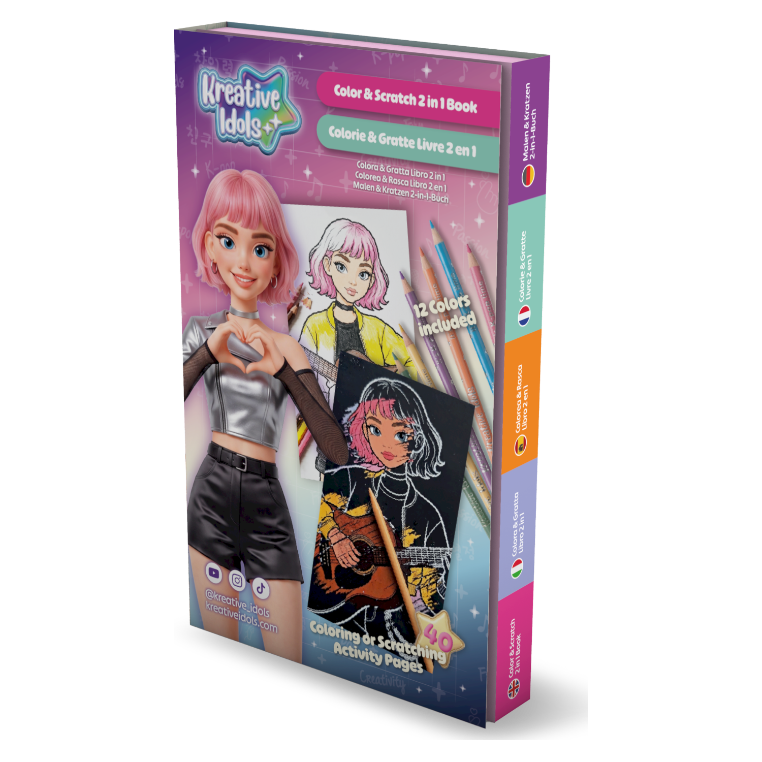 Color & Scratch 2-in-1 Book