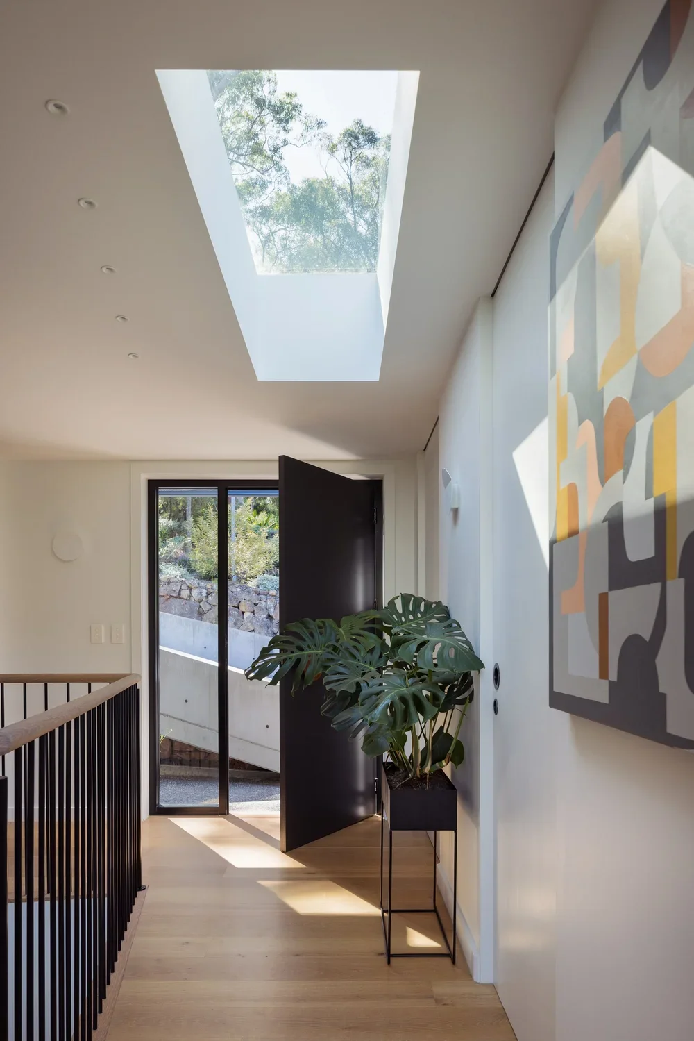 Carefully positioned skylight bringing natural daylight deep into the home.webp