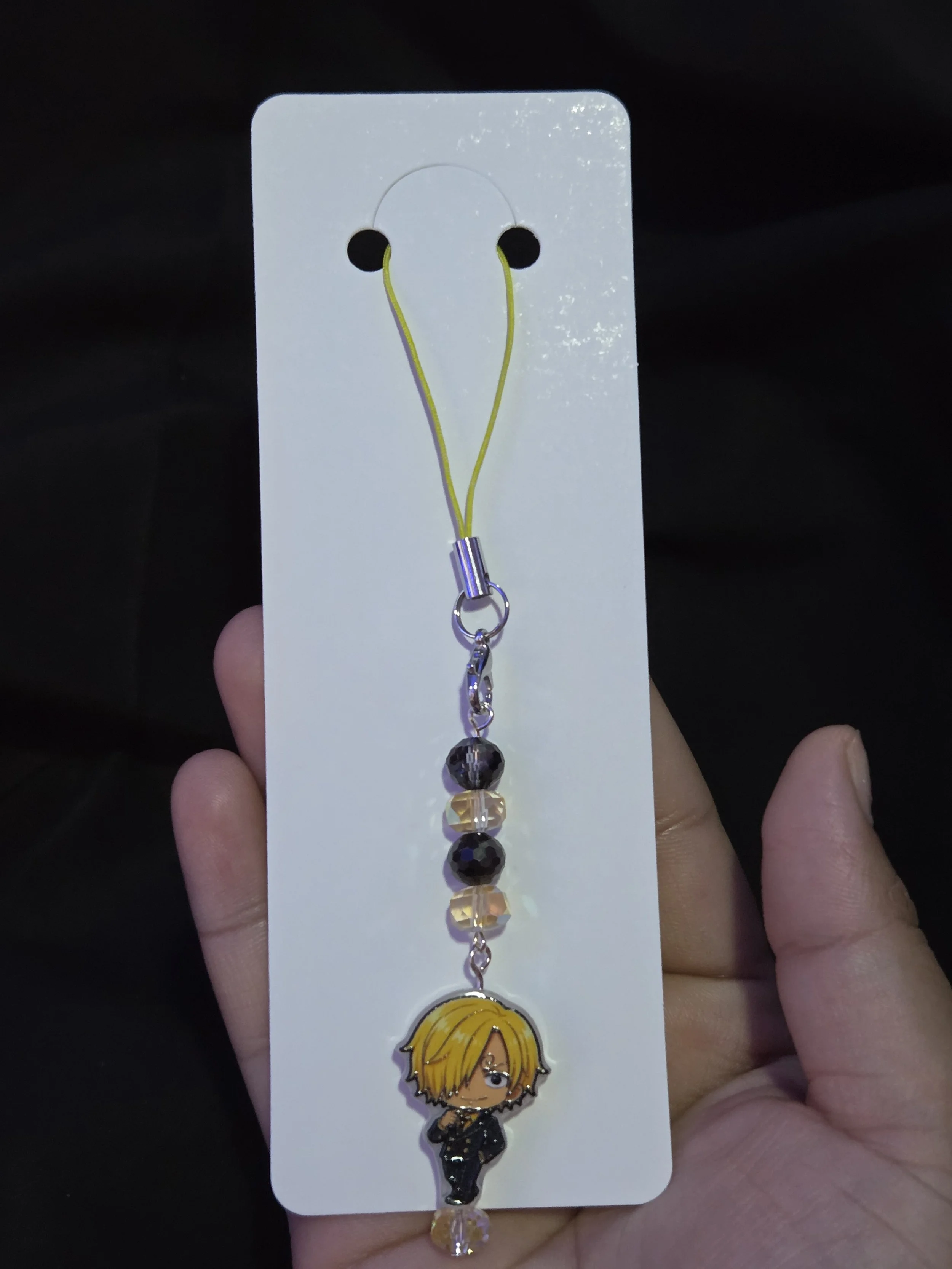 Black Leg Phone Charm