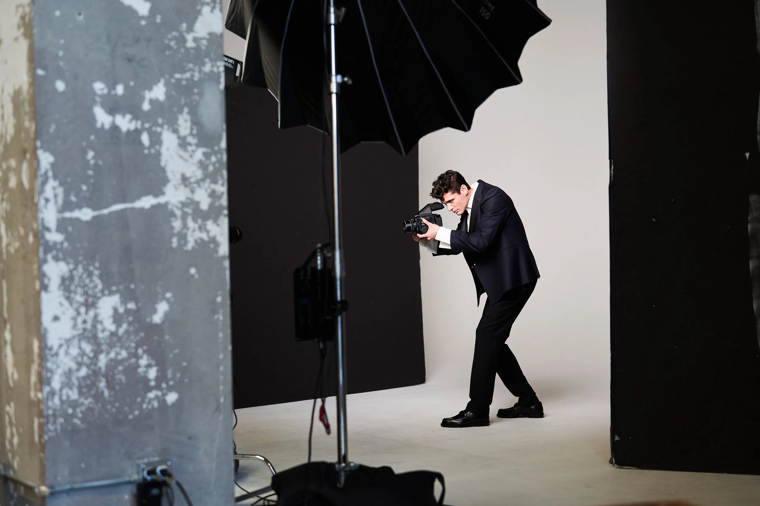 BTS of Michael Samson for Author Magazine