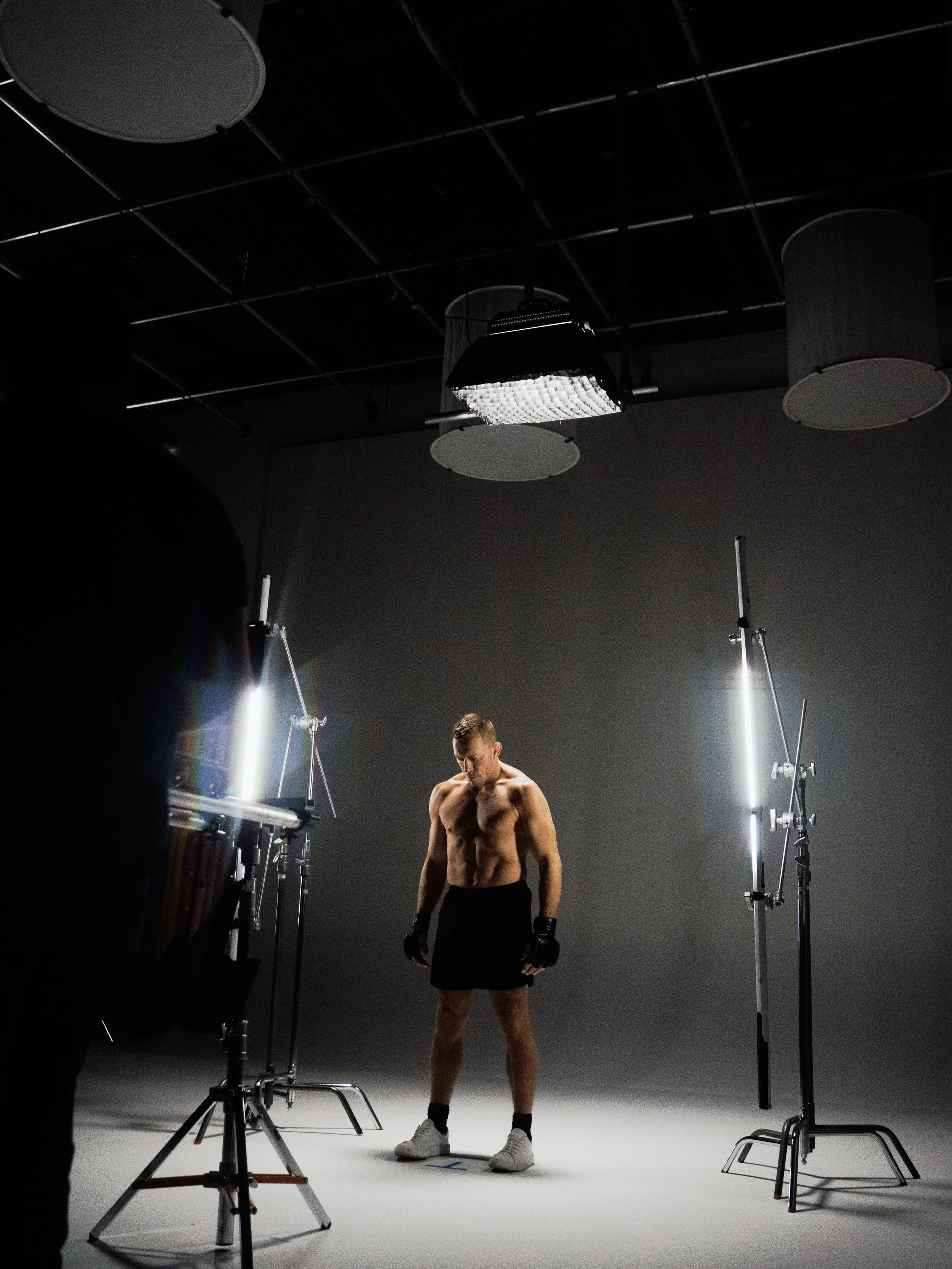 BTS of Georges St-Pierre for Lord's Hot Sauce Shoot, Montreal