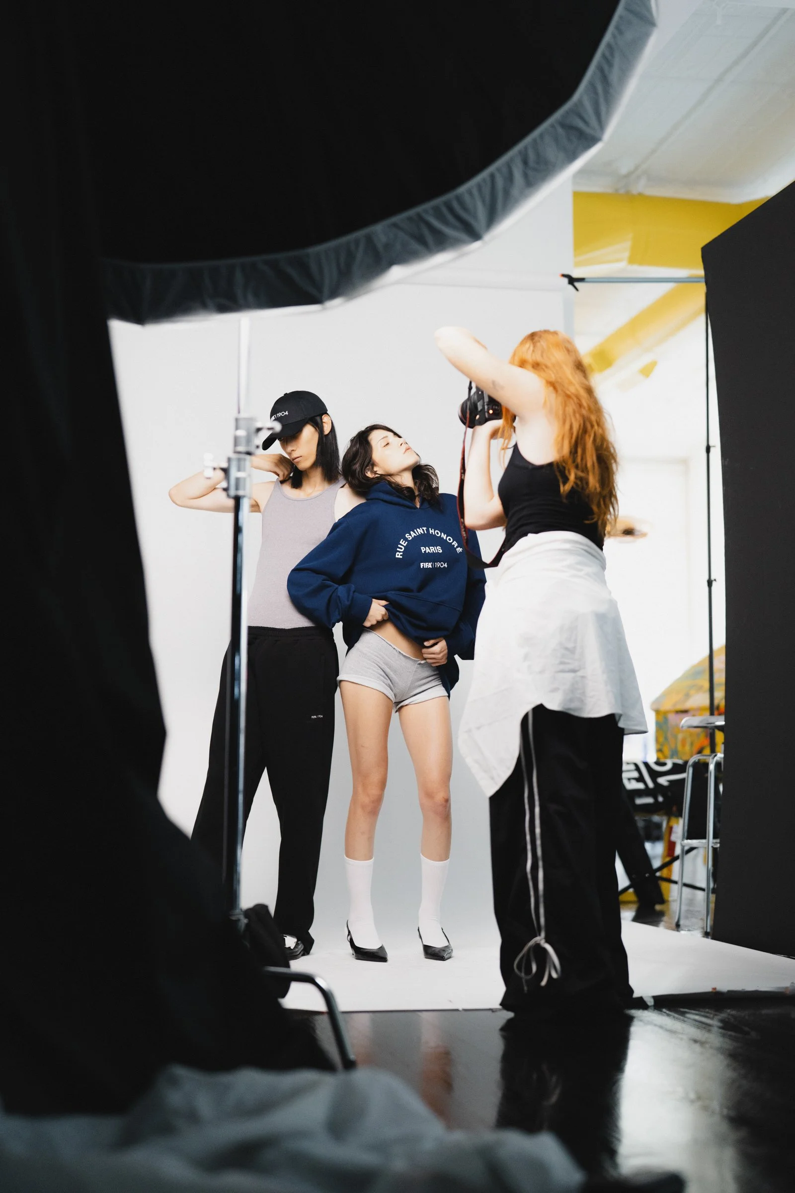 Sooleen Park & Jess for V-FILES FIFA 1904 LOOKBOOK in NEW YORK