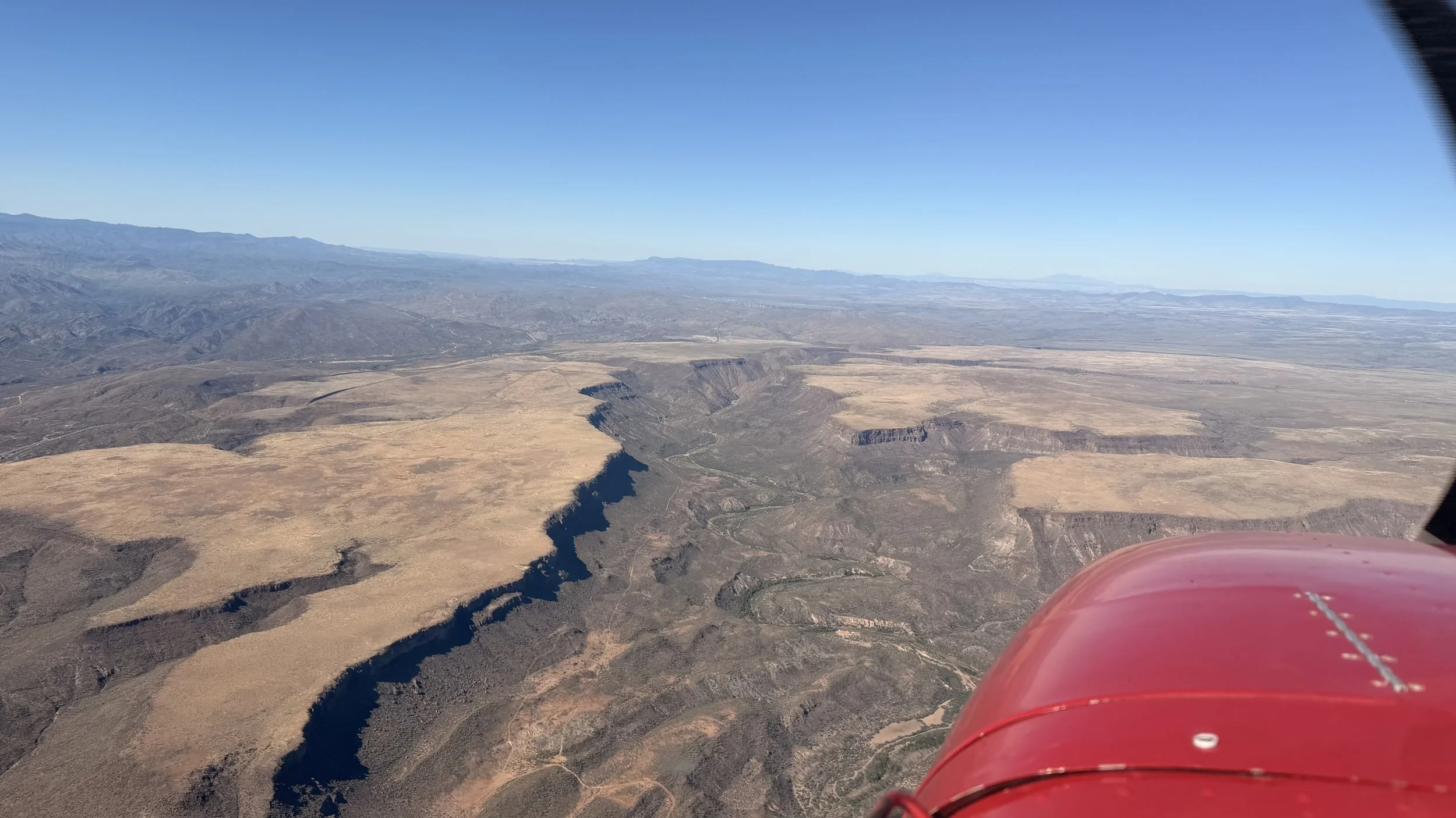 Aerial view of Sonoran Desert, Tucson, Arizona from Wind Walker N7724G Cessna 172L.