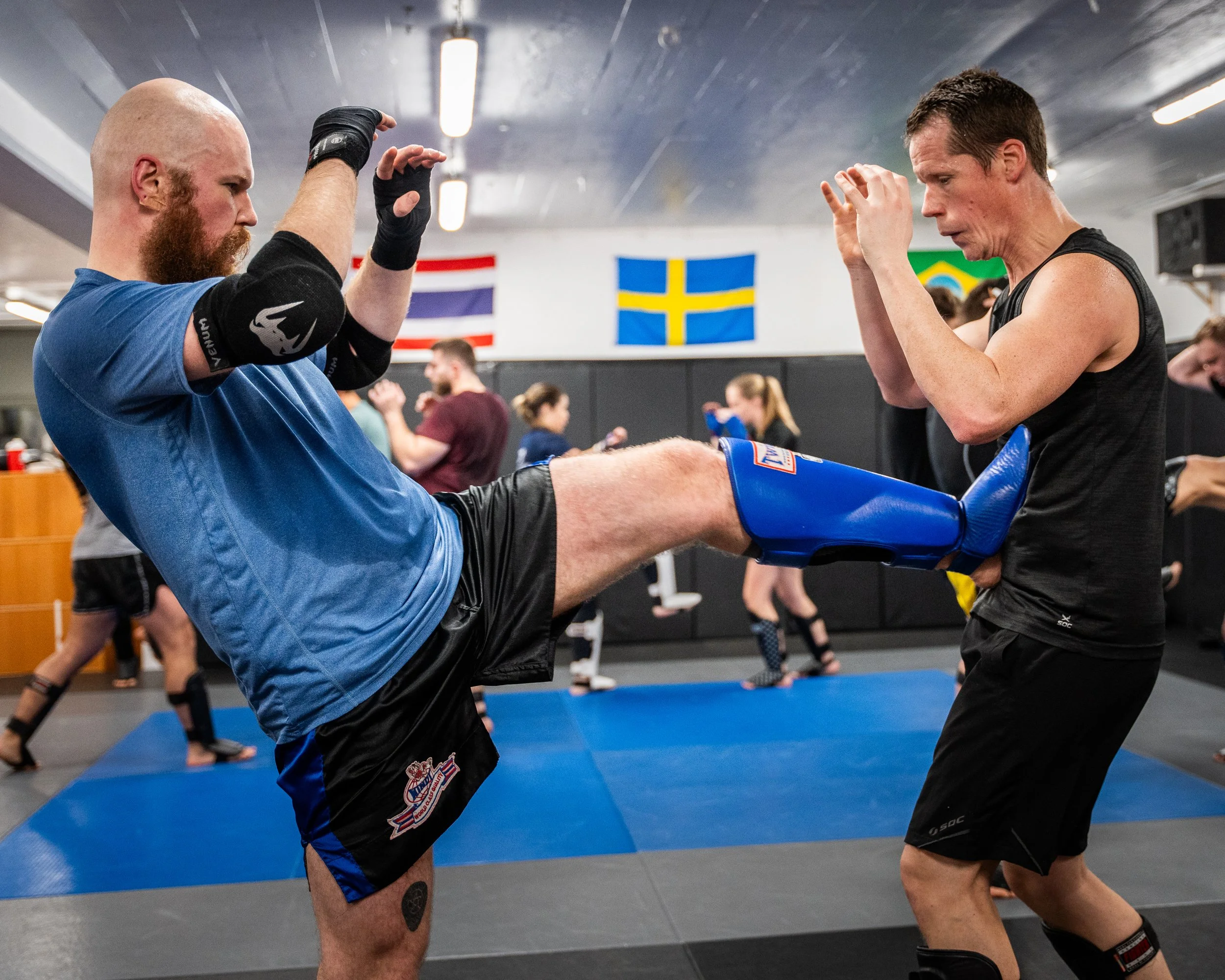 Thaiboxning på Hilti Fightcenter Uppsala