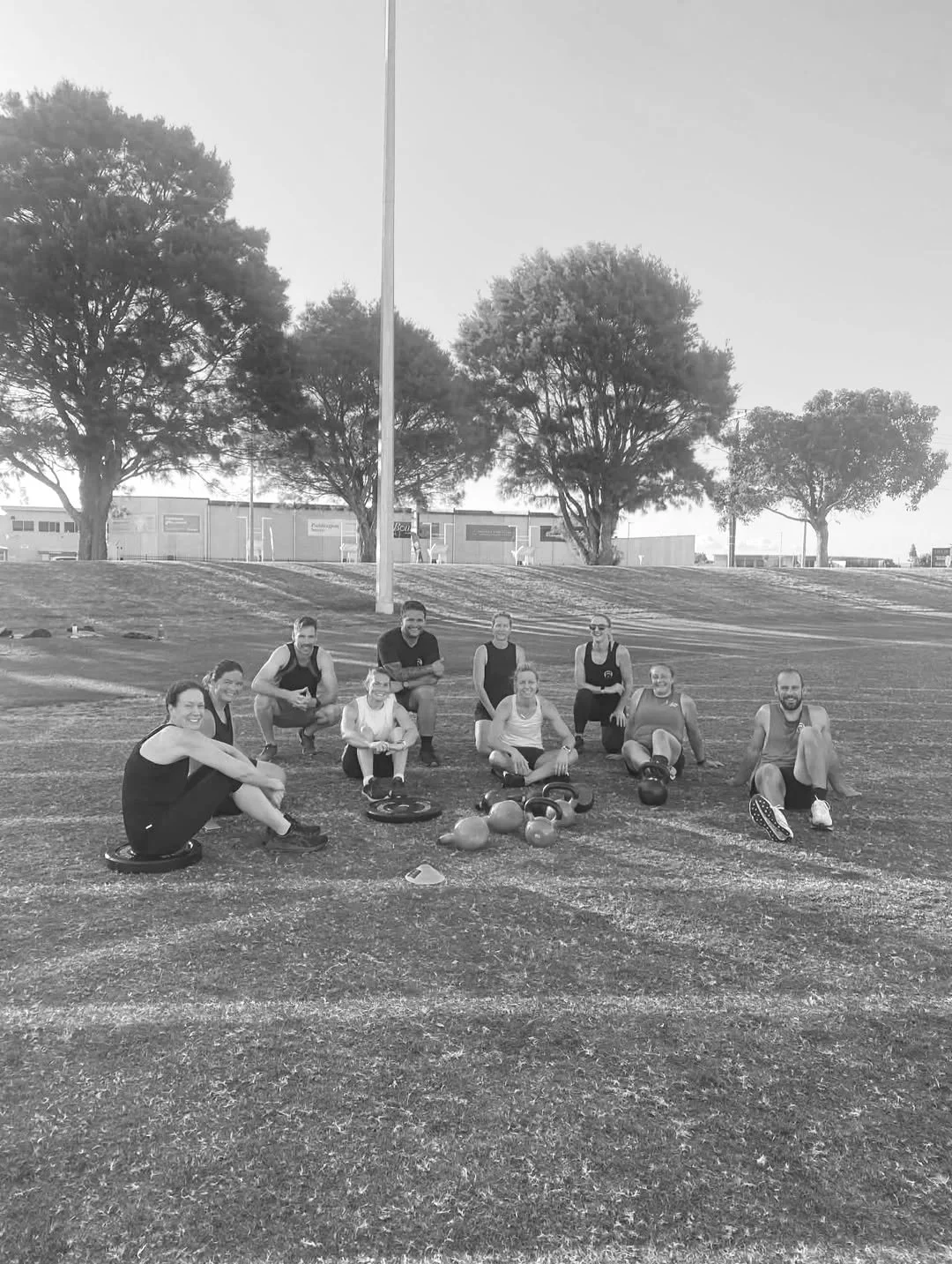 Group fitness training at Rise Up Fitness in Pāpāmoa
