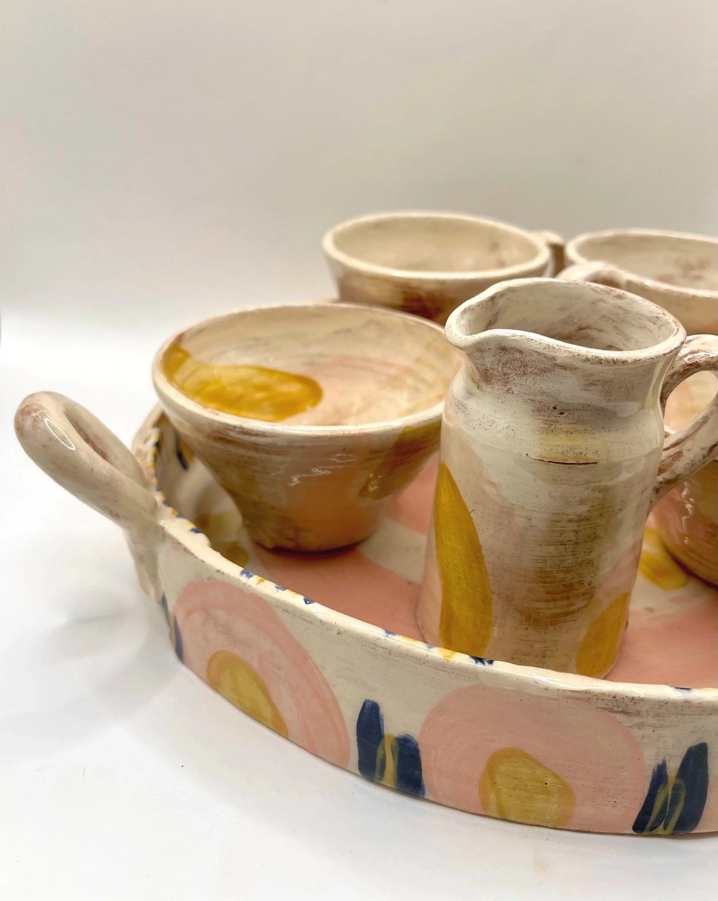 Handbuilt Ceramic Tea Set