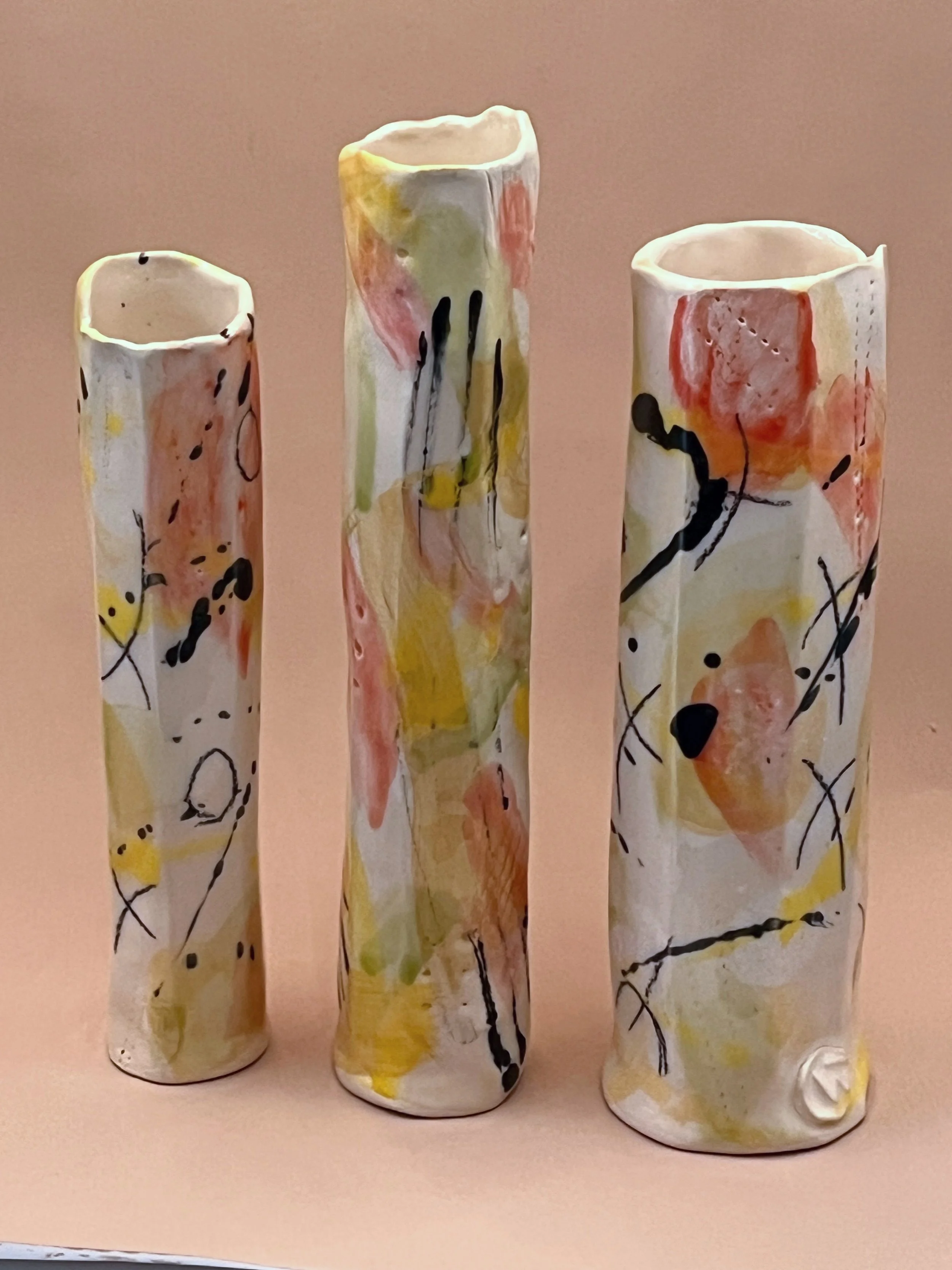 Faceted Vases