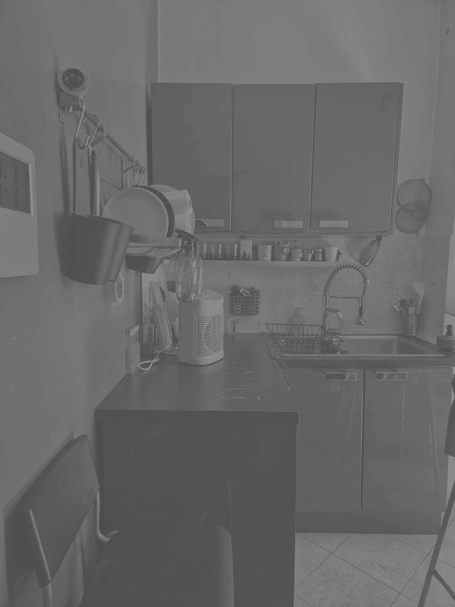 Rénovation complète d'une cuisine.