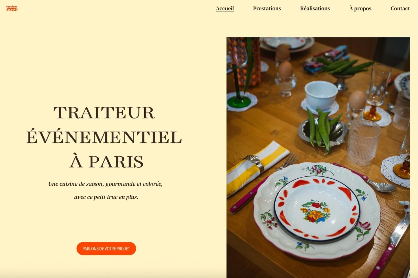&Ccedil;A Y&rsquo;EST 🥹

Apr&egrave;s quelques heures &agrave; plancher le sujet (c&rsquo;&eacute;tait pas si compliqu&eacute; finalement hihi), Convives &agrave; Table a d&eacute;sormais son petit chez-soi sur Internet.

Le site est en ligne &rarr;