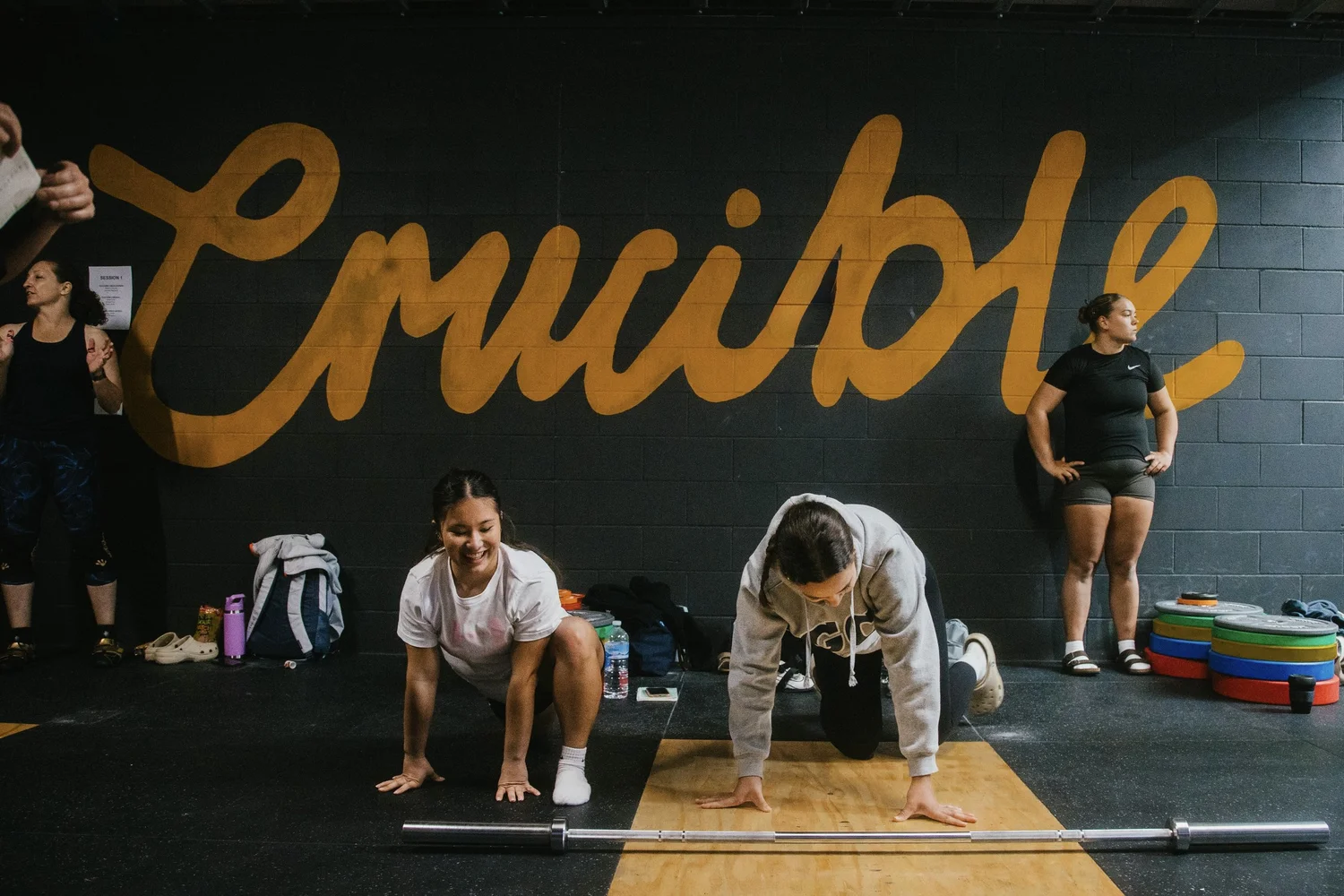 Members training together at Crucible