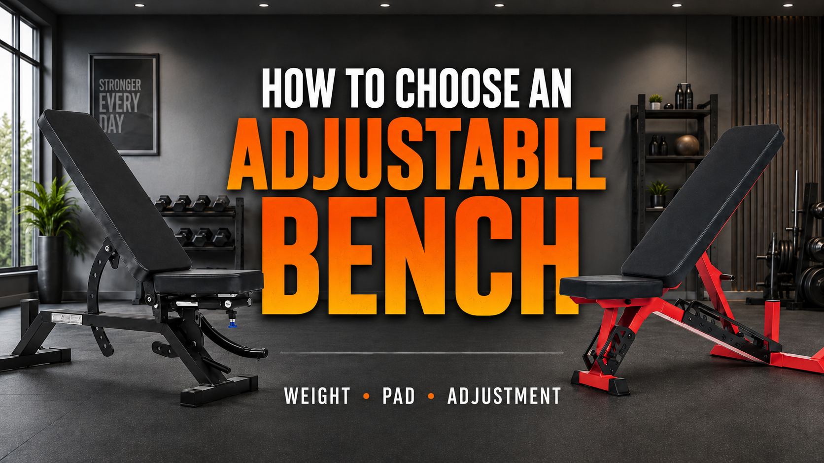 How to Choose an Adjustable Weight Bench for Your Gym