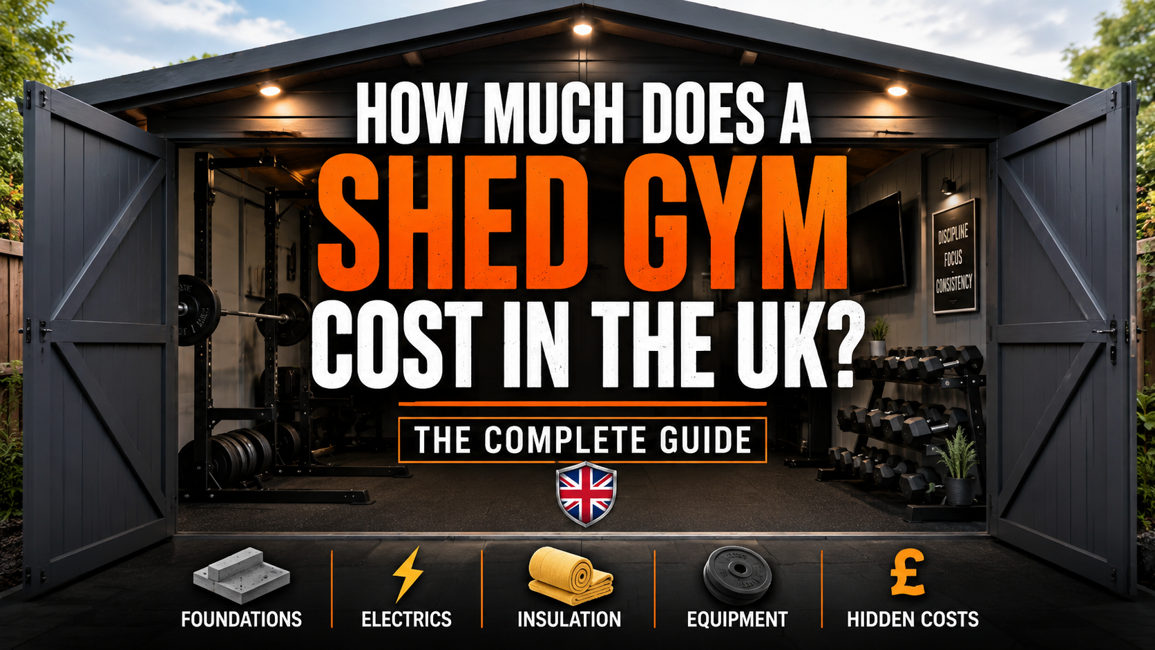 How Much Does a Shed Gym Cost in the UK?