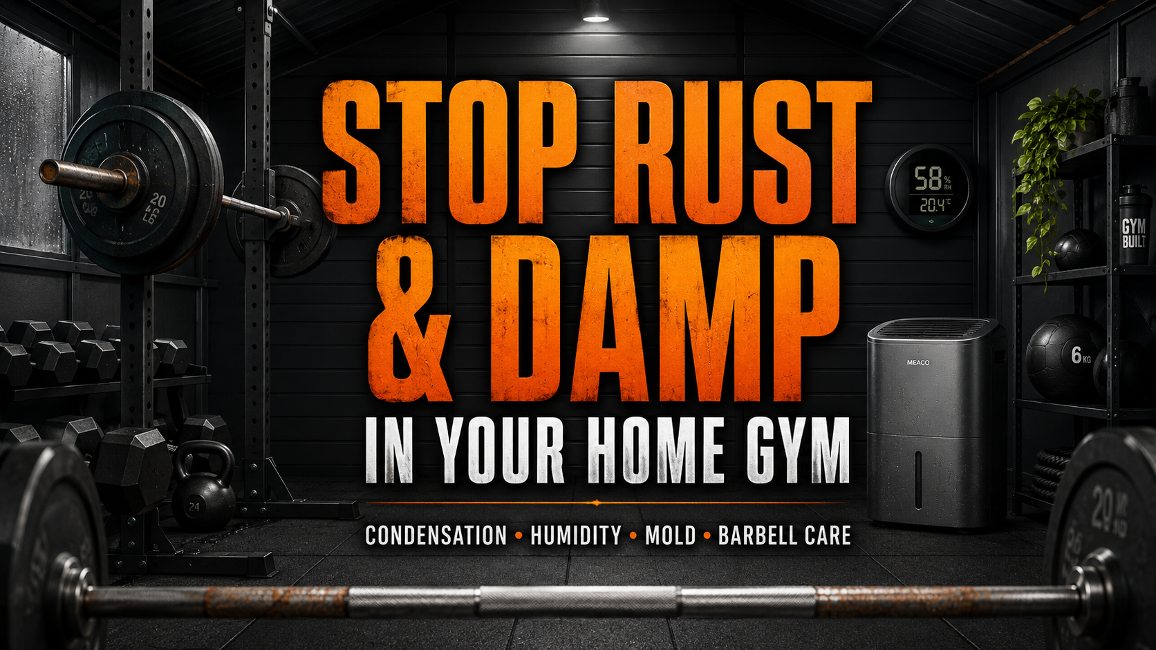 How to Stop Rust, Damp and Condensation in a Garage or Shed Gym