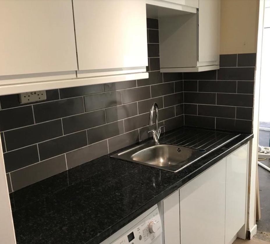 kitchen fitted for a housing association