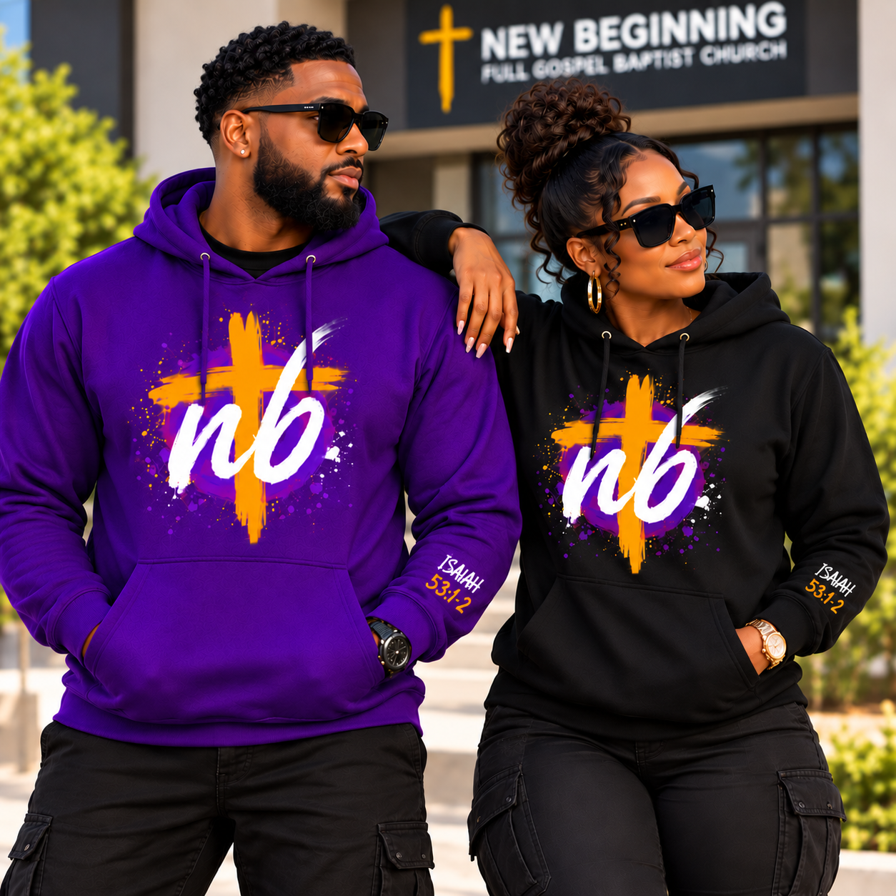 Stylish Church Streetwear Couple.png