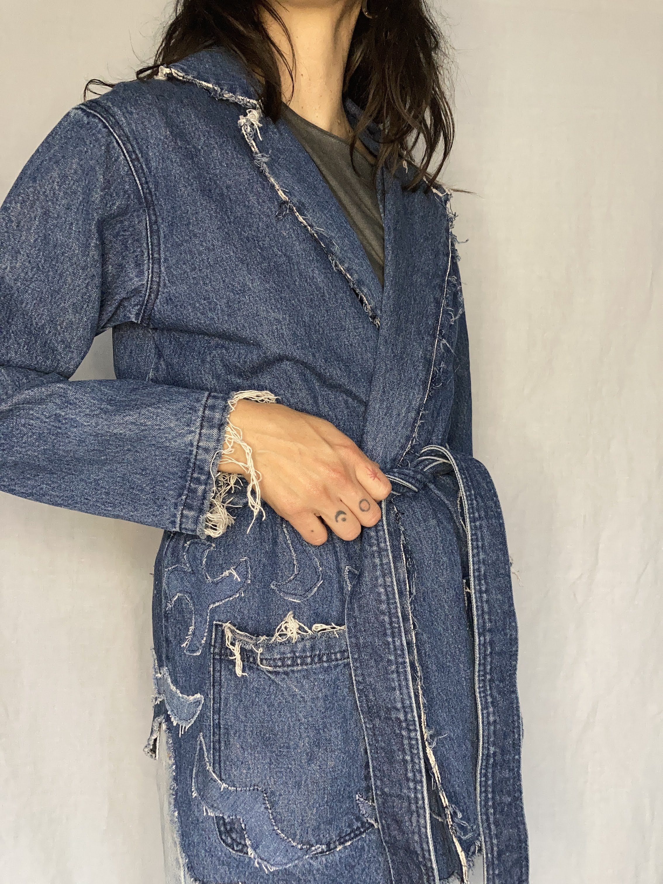 Raw Edge Denim Jacket
